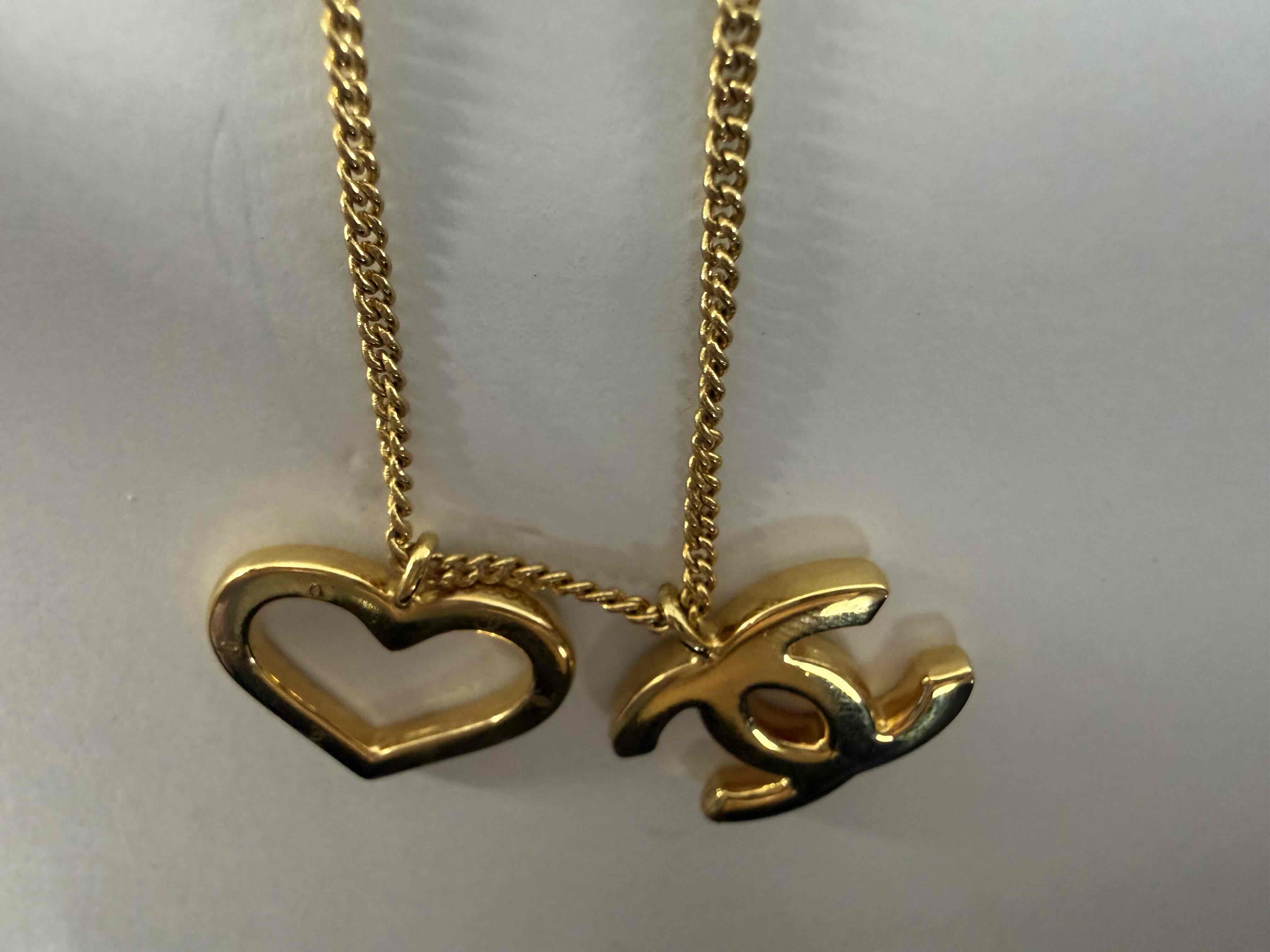 Coco Mark Heart Necklace — view 6