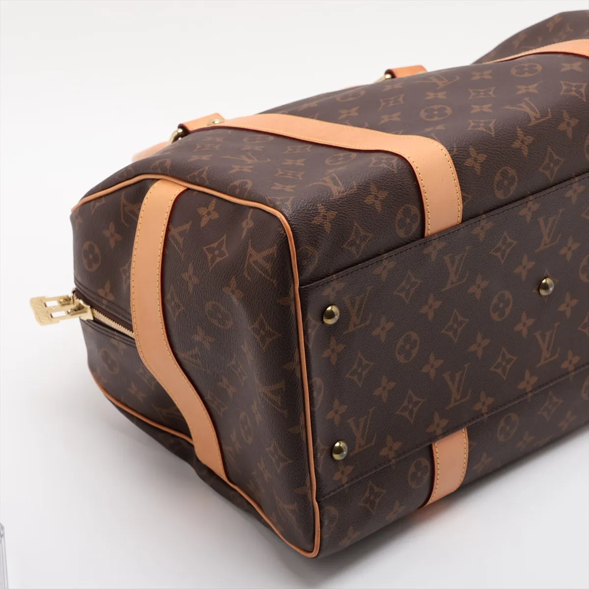 Monogram Carryall M40074 TJ2126 Brown with initials — view 4