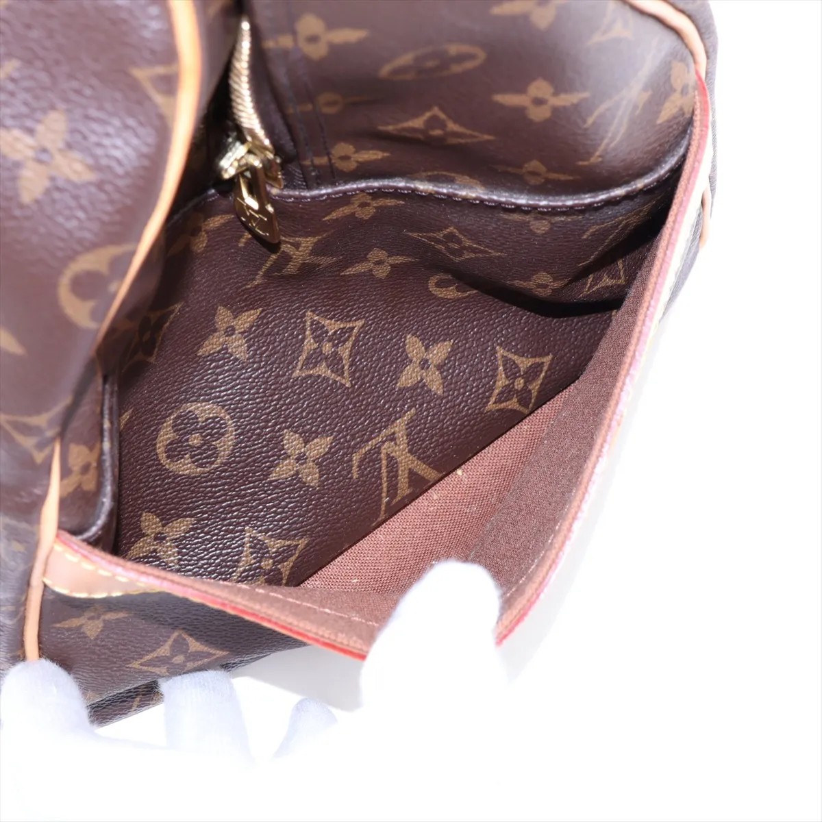 Monogram Carryall M40074 TJ2126 Brown with initials — view 9