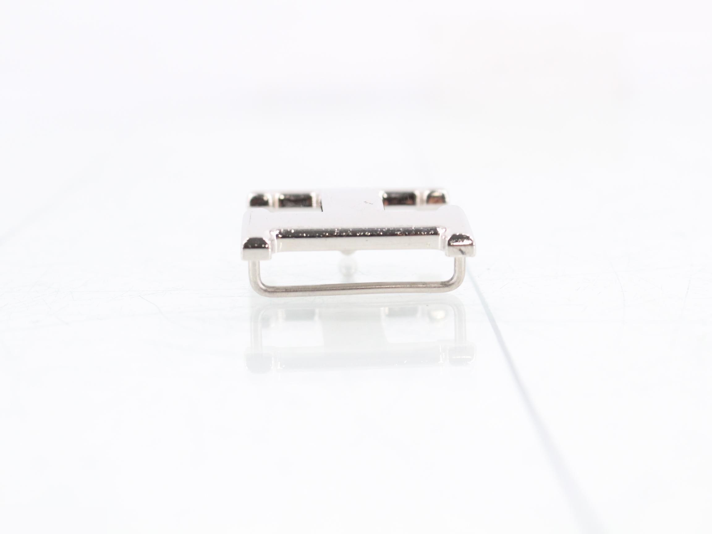Constance H-buckle, silver hardware — view 3