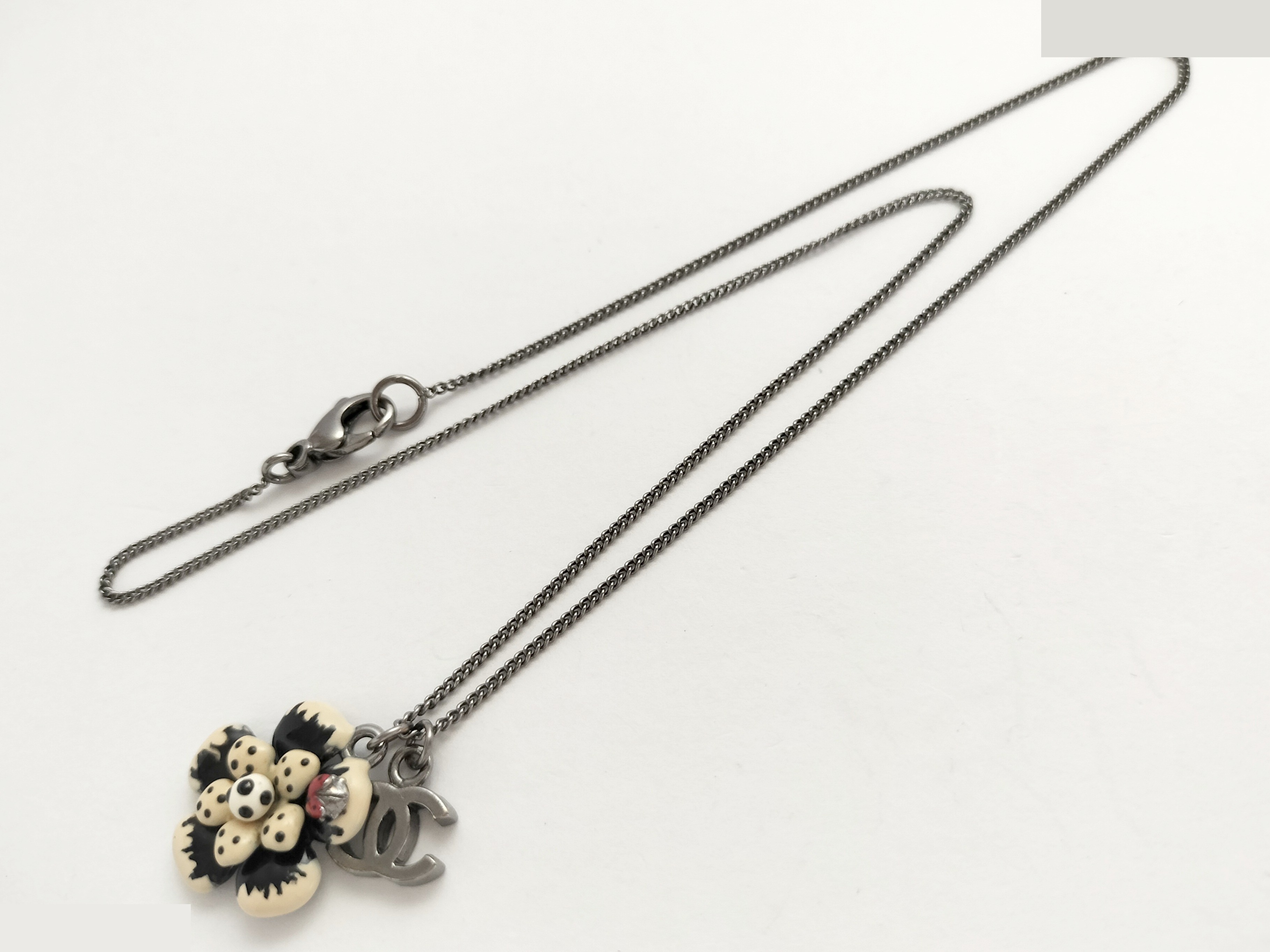 Coco Ladybug Silver Necklace, Chain approx. 44cm — view 2