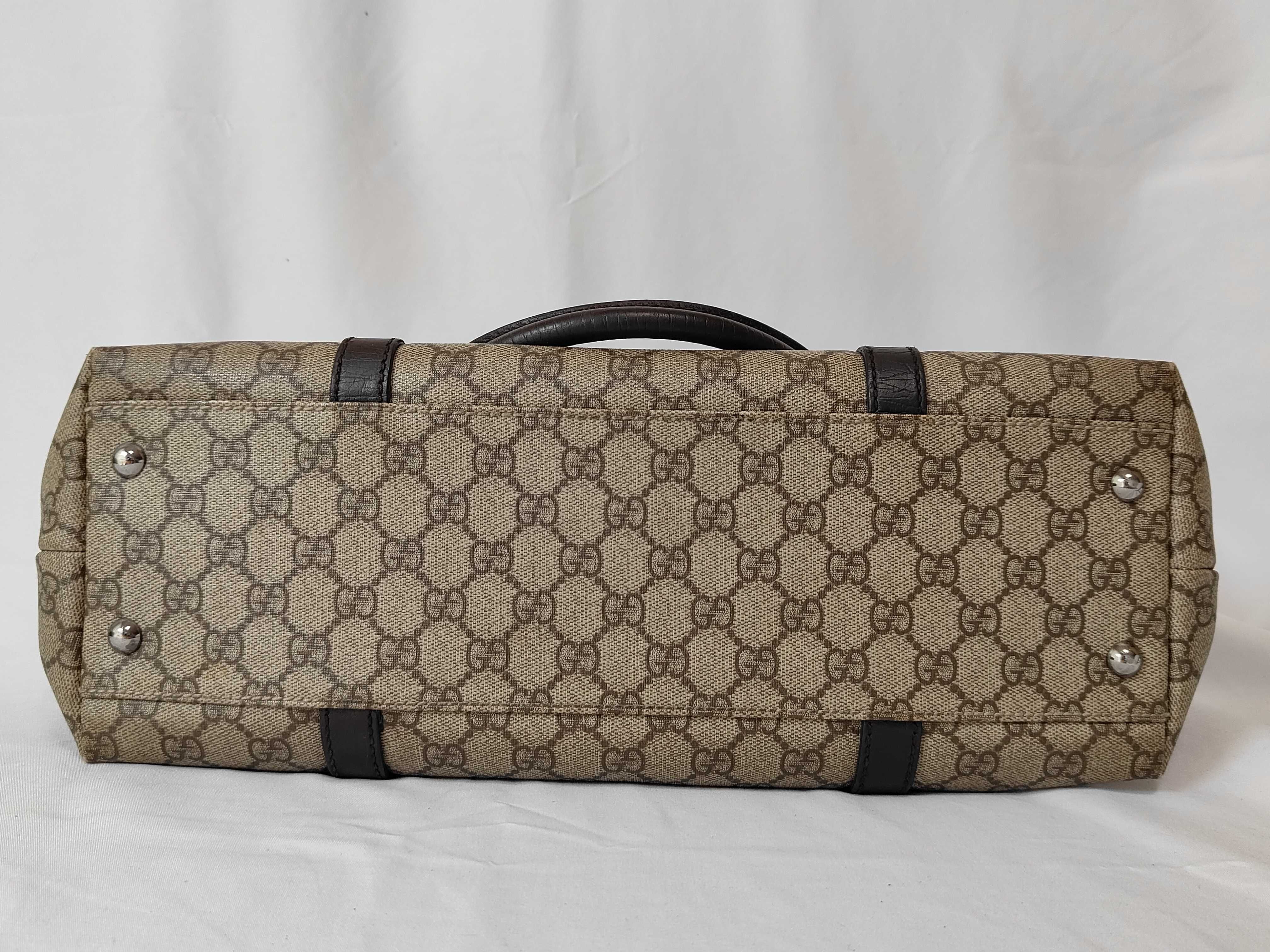 GG Supreme Vintage GG Supreme Shoulder Tote Bag — view 7