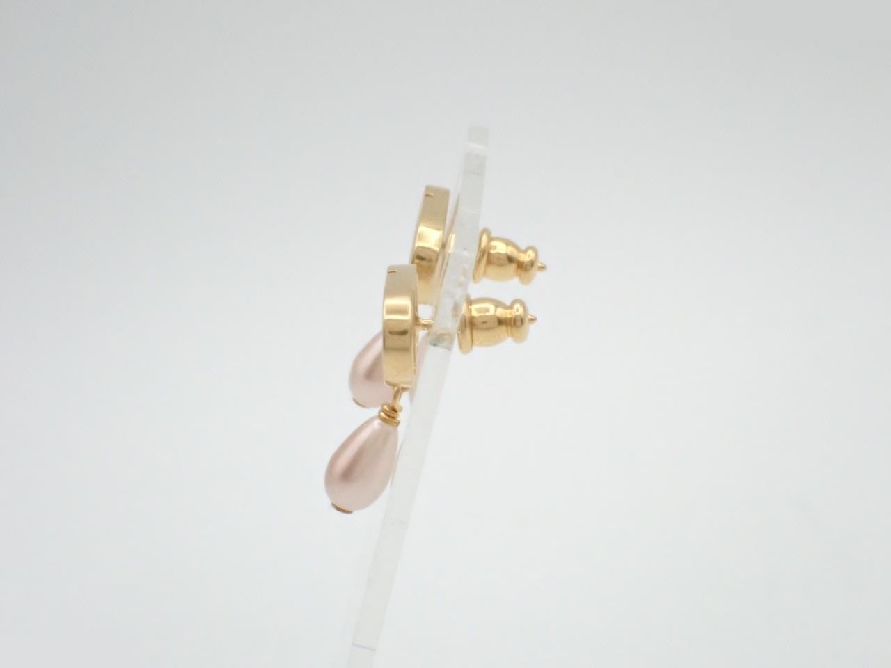 pearl earrings, unused. — view 3