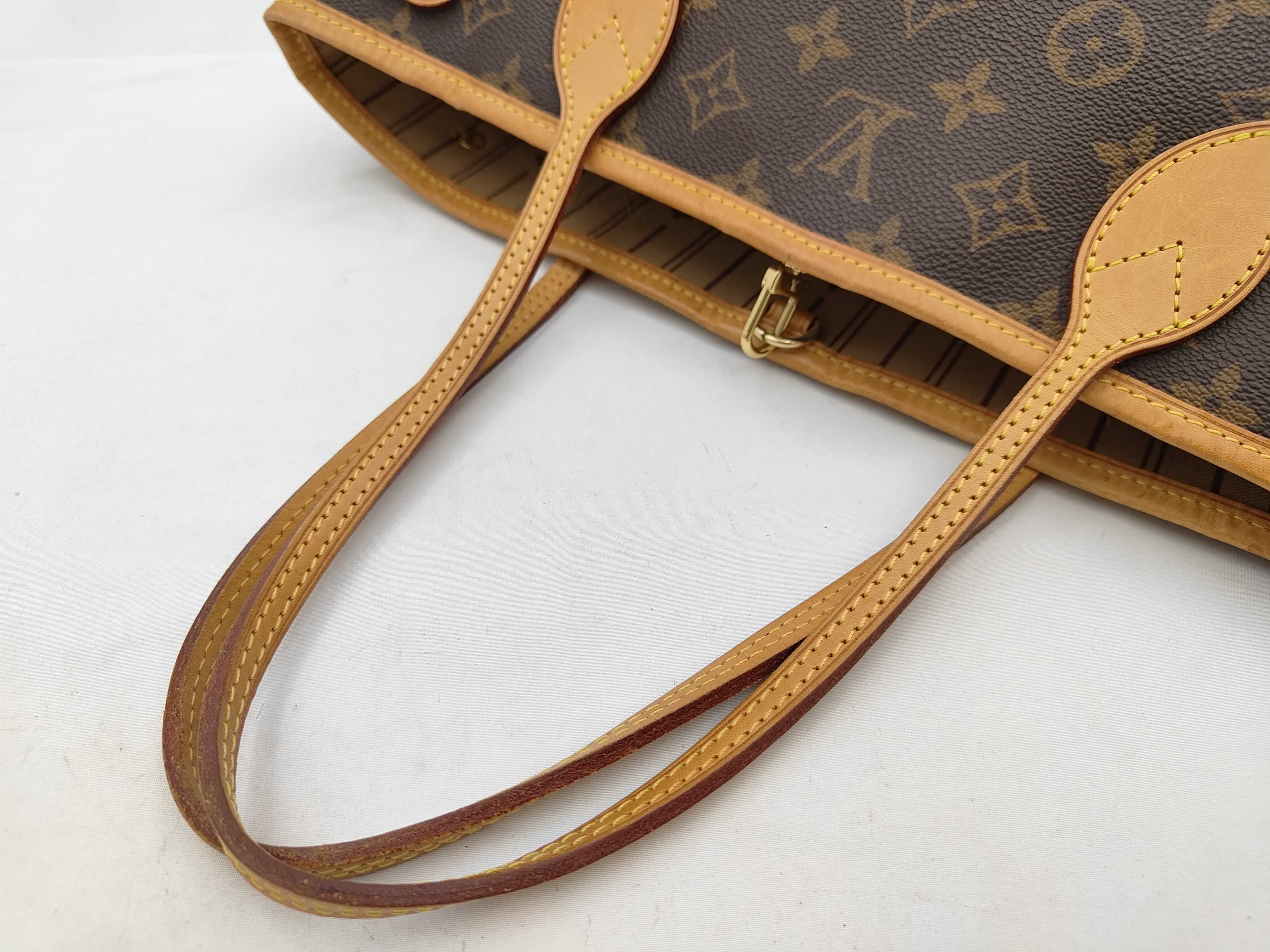 LV Neverfull PM M40155 Monogram Tote Bag — view 3