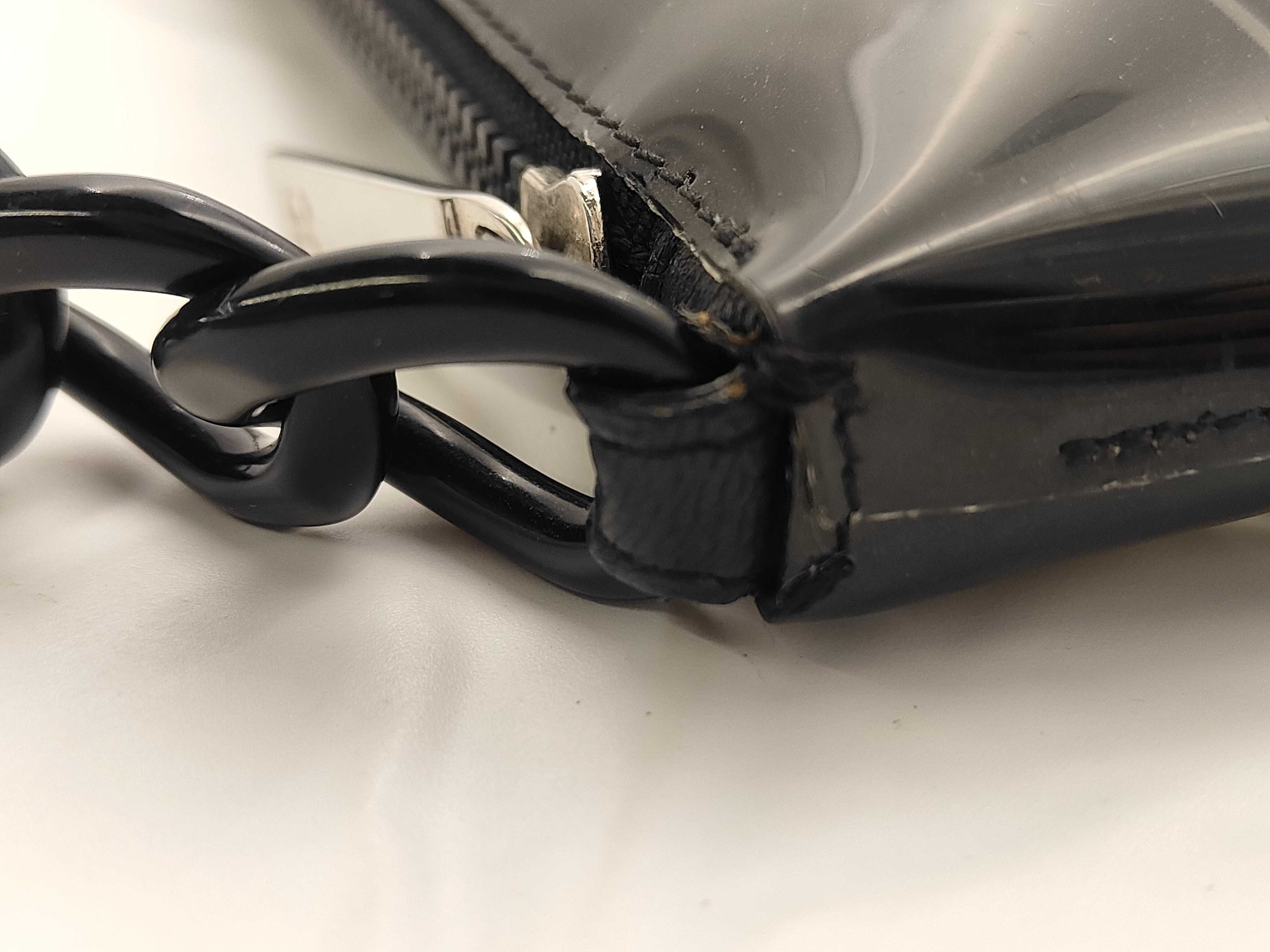Window Line Clear Plastic Chain Shoulder Bag — view 5