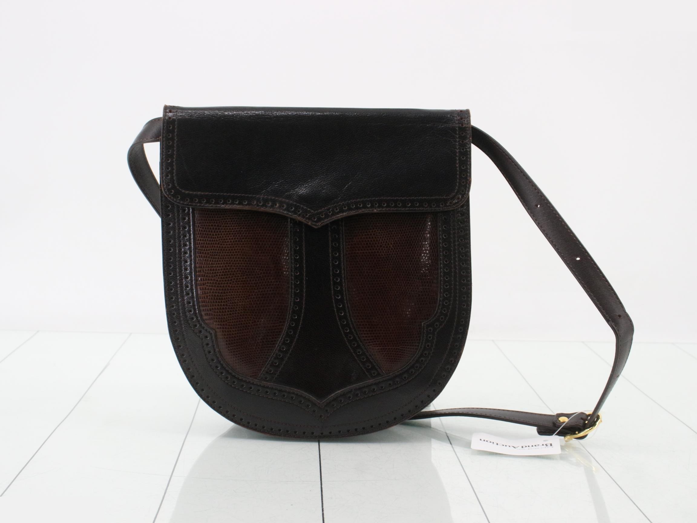 Other lines: Bags & Shoulder Bags, Lizard Leather, Dark Brown