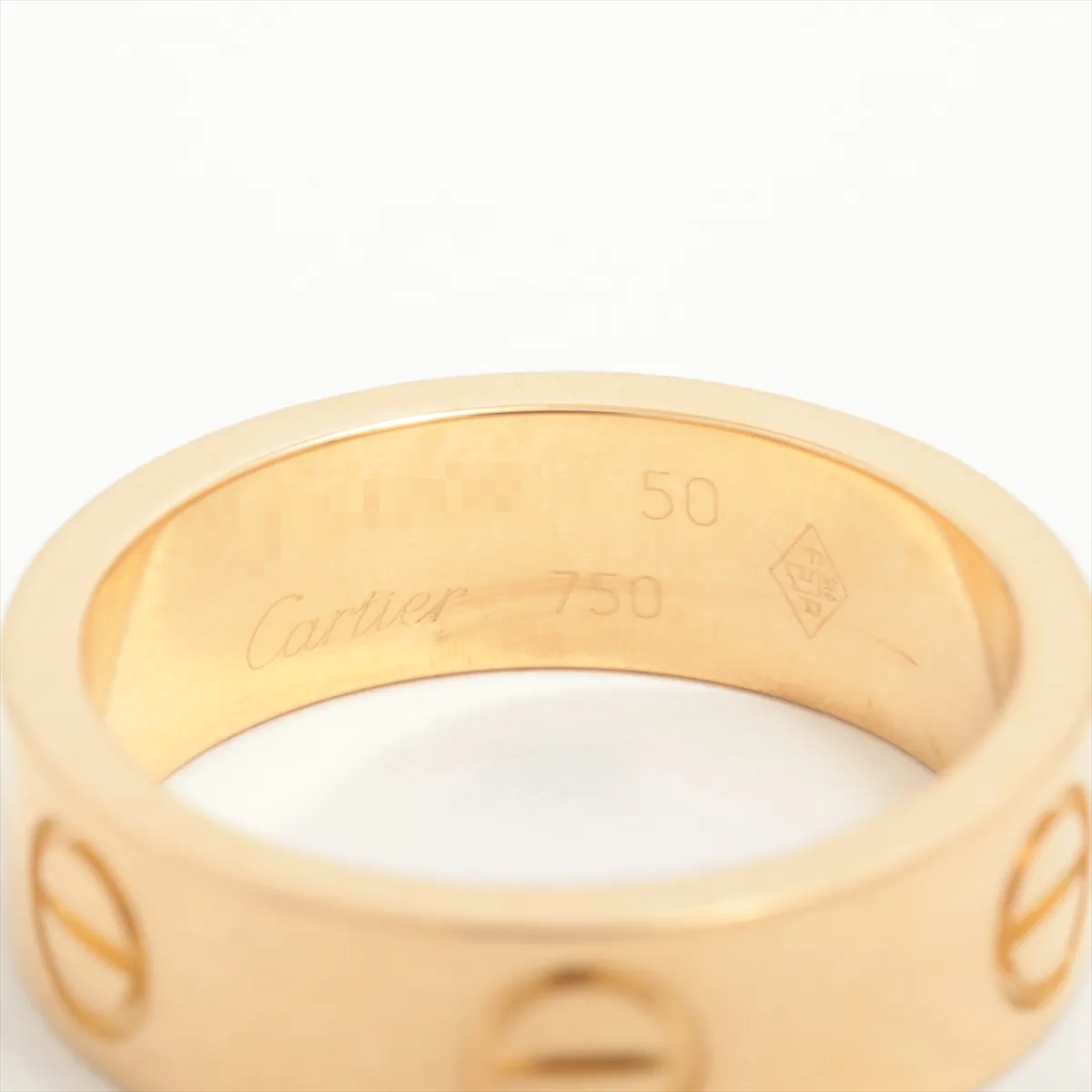 Love Ring 750 (Yellow Gold) 6.5g 50 J54709 — view 3
