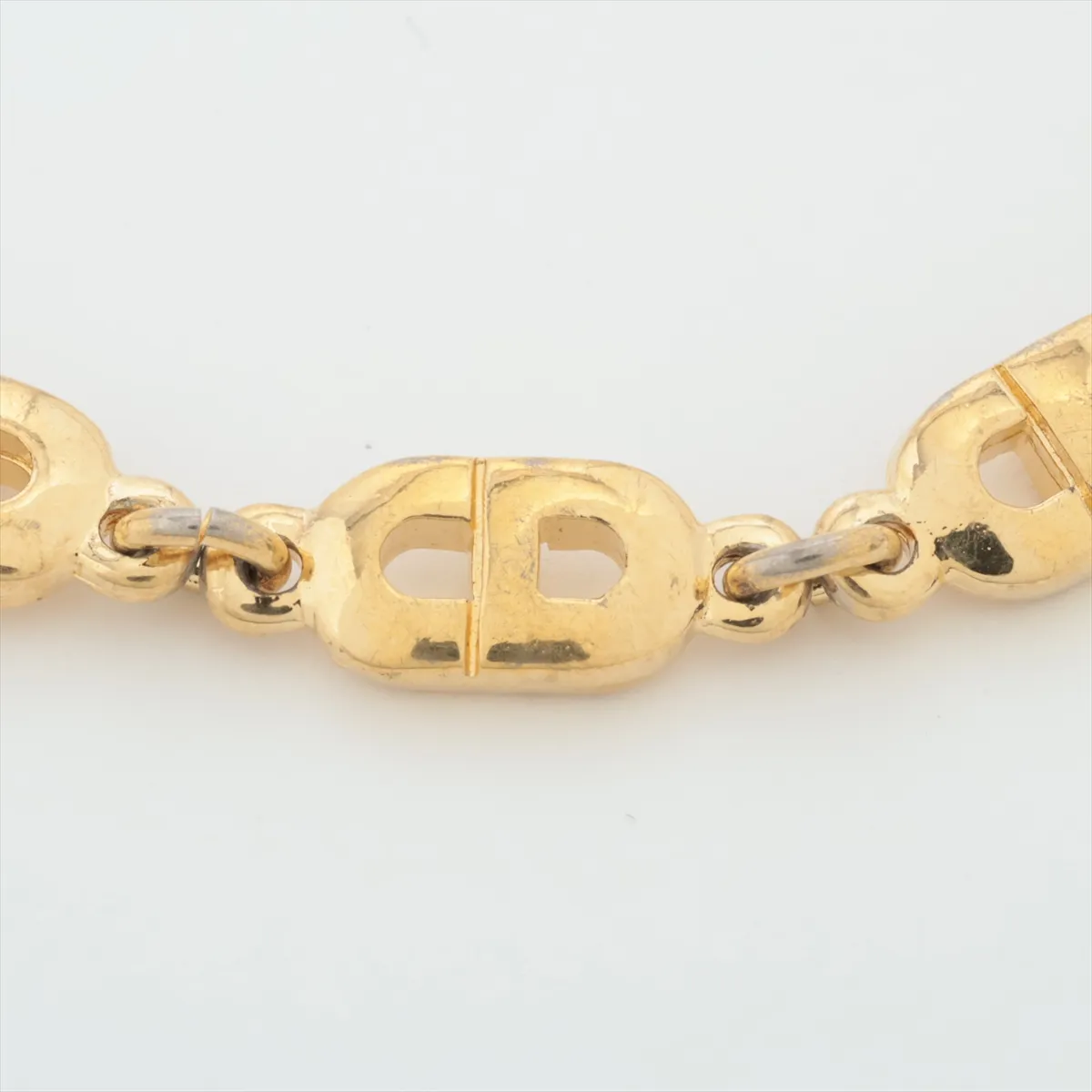 CD logo bracelet, GP gold, — view 2