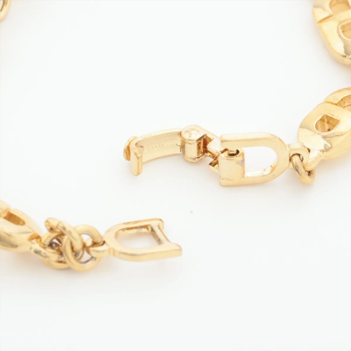 CD logo bracelet, GP gold, — view 4