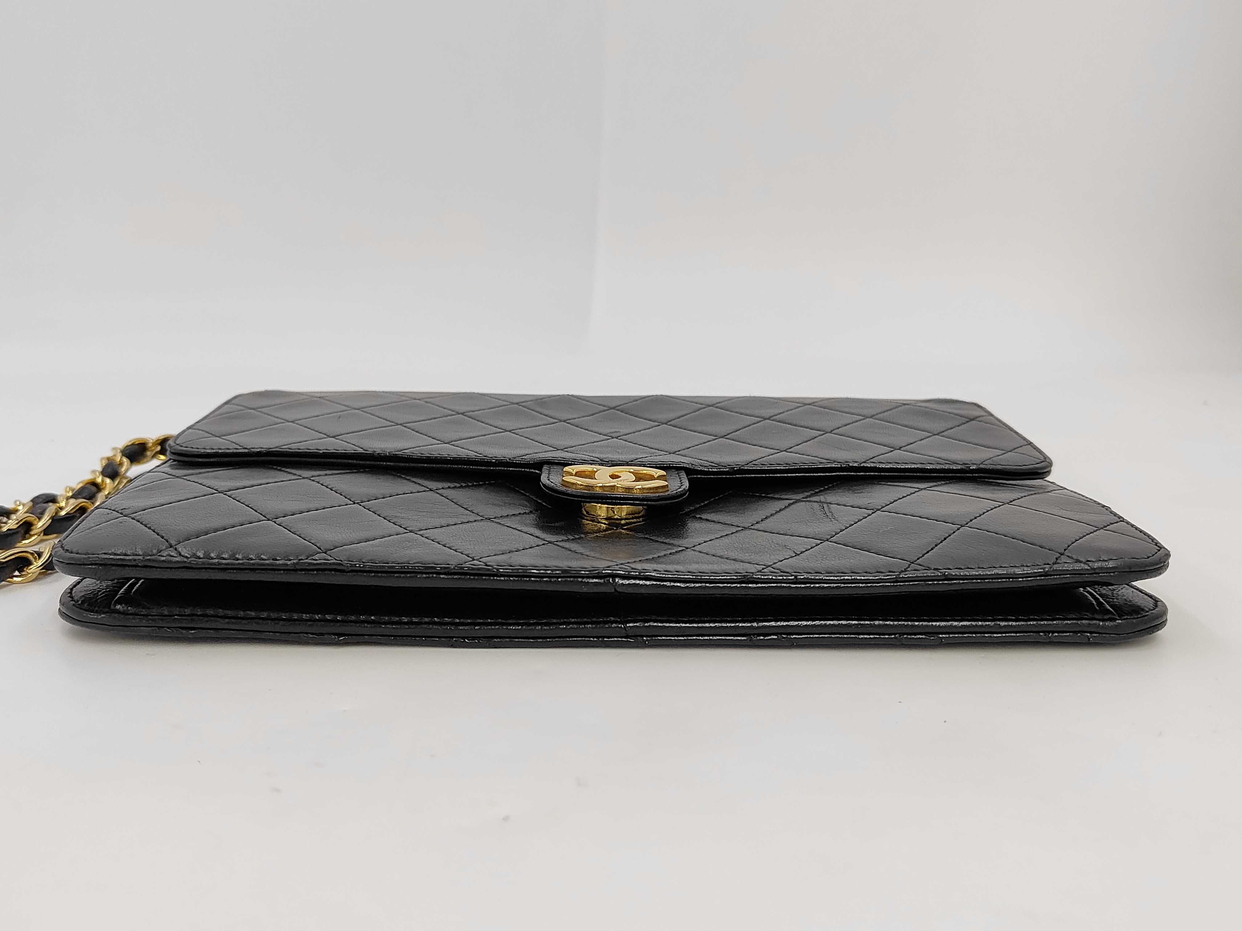Matelassé Shoulder Bag, Black — view 8