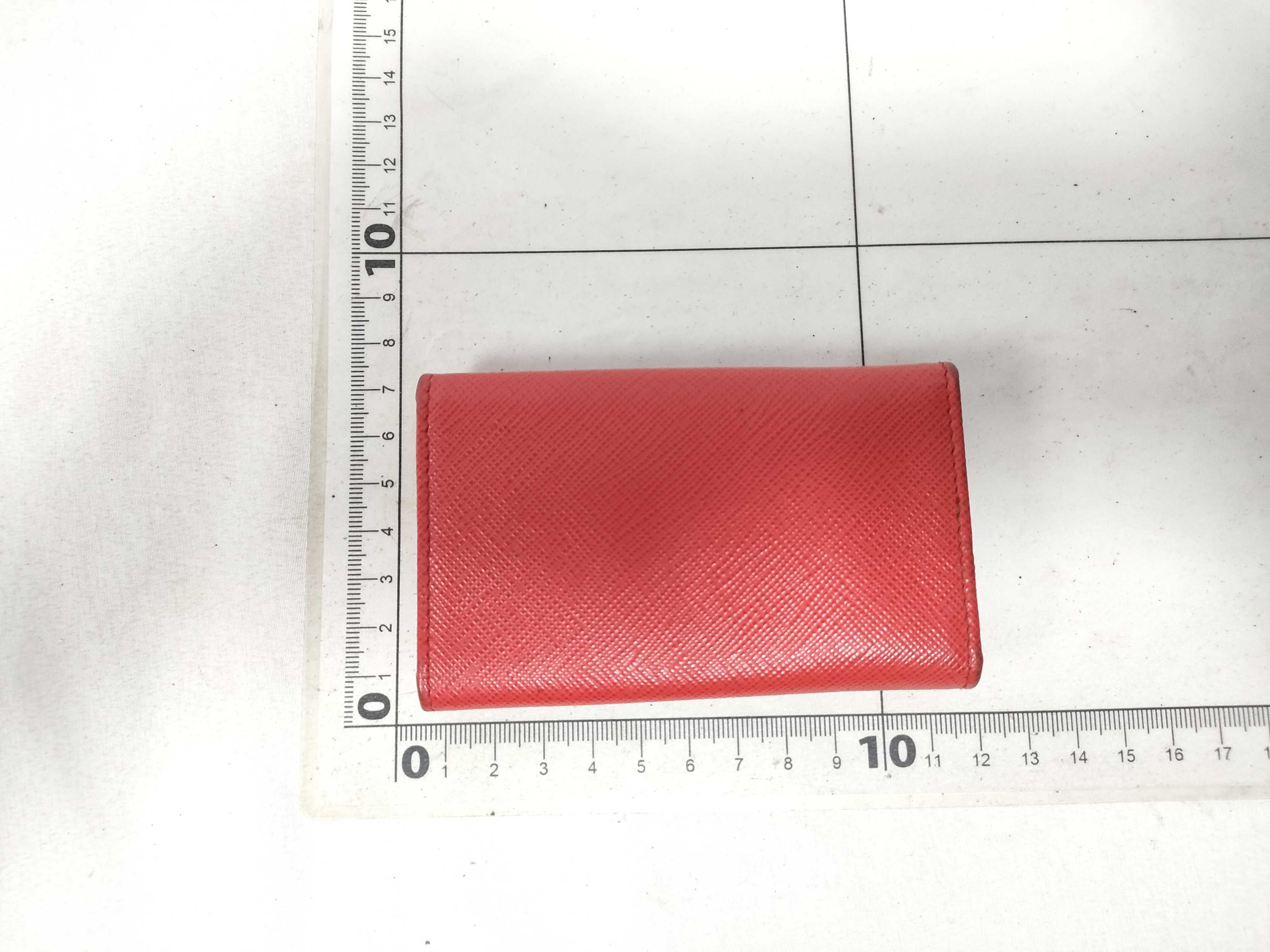 1811 6 key case Saffiano leather key case/key chain — view 2