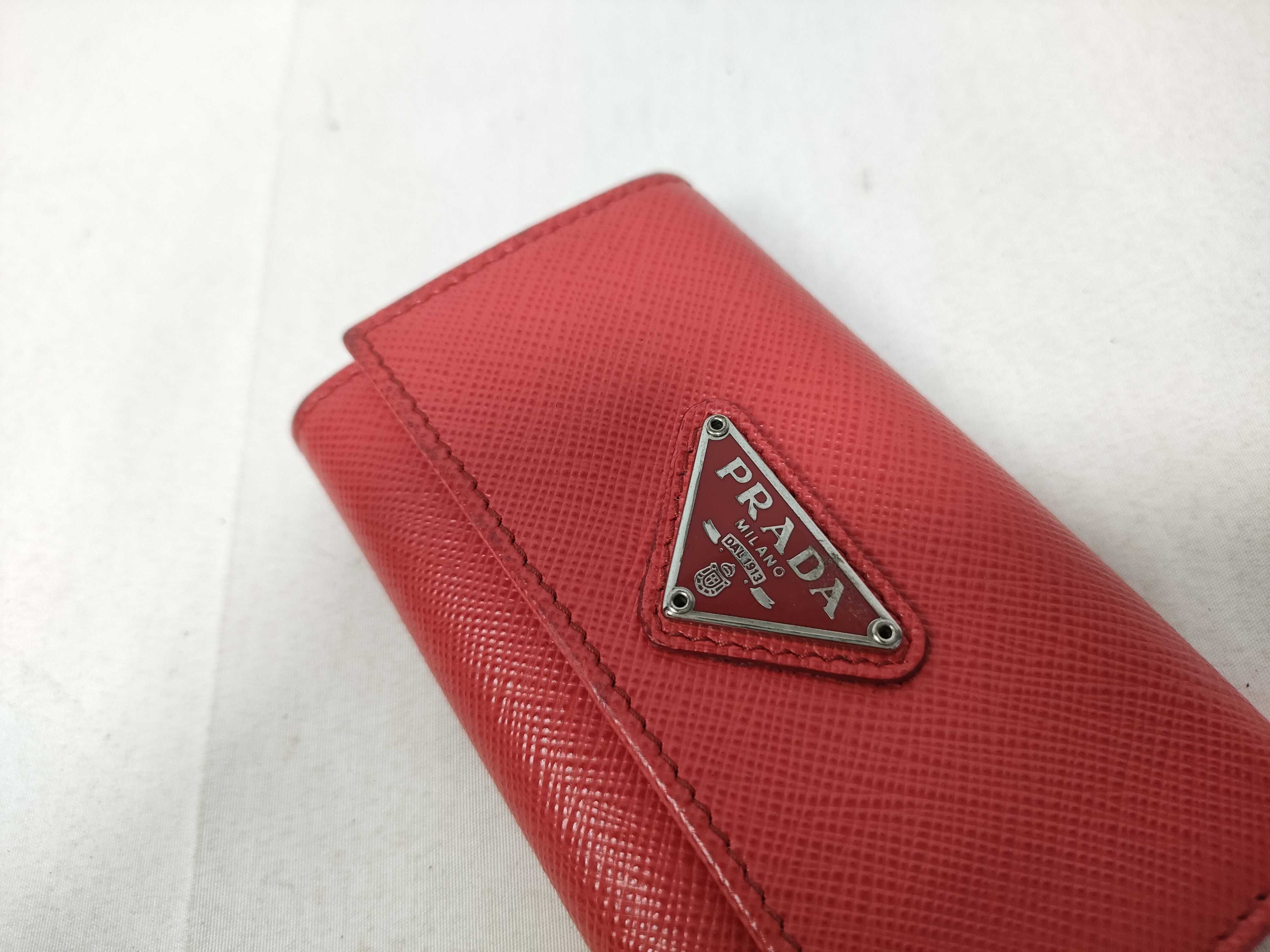 1811 6 key case Saffiano leather key case/key chain — view 4