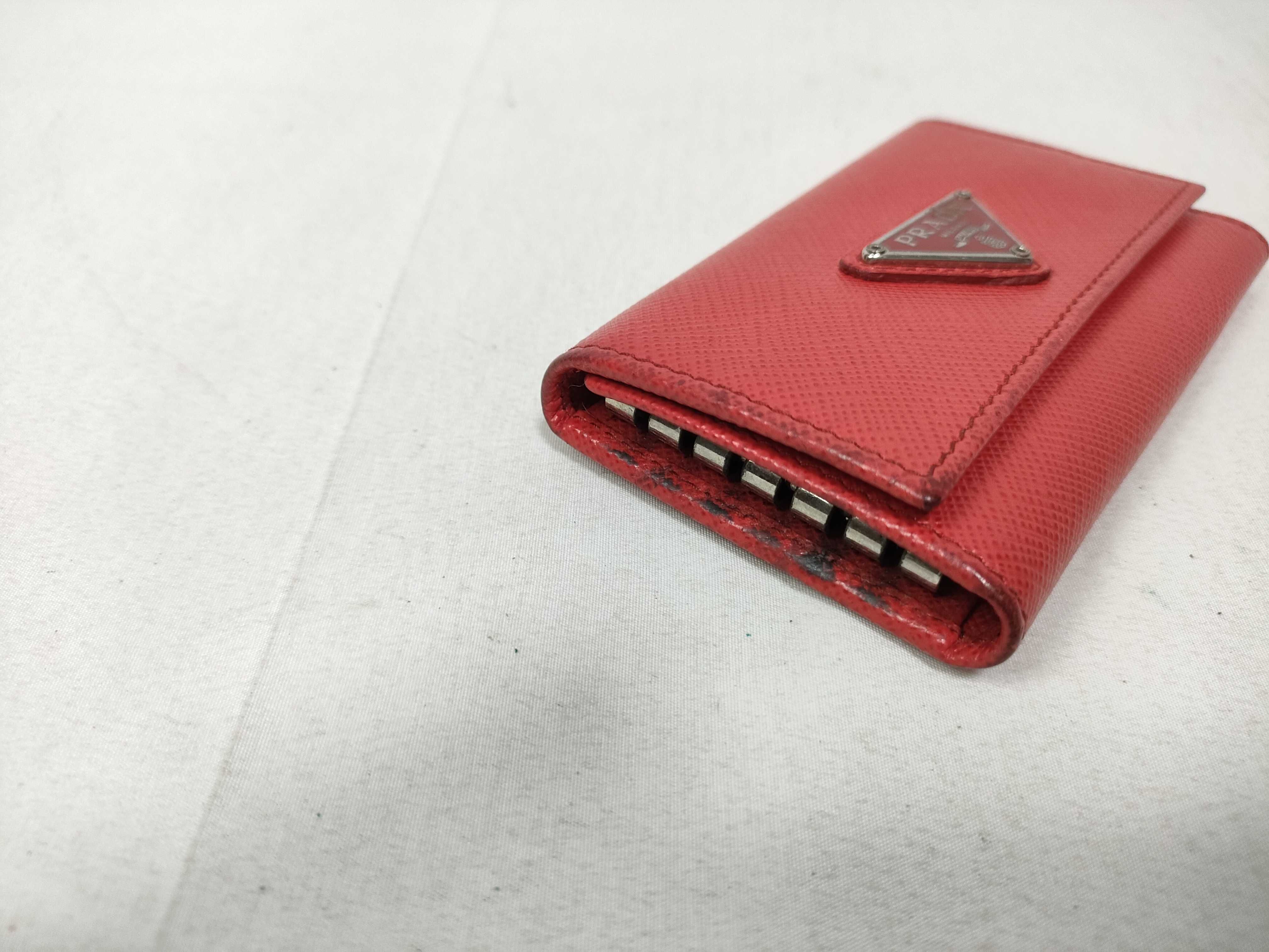1811 6 key case Saffiano leather key case/key chain — view 6