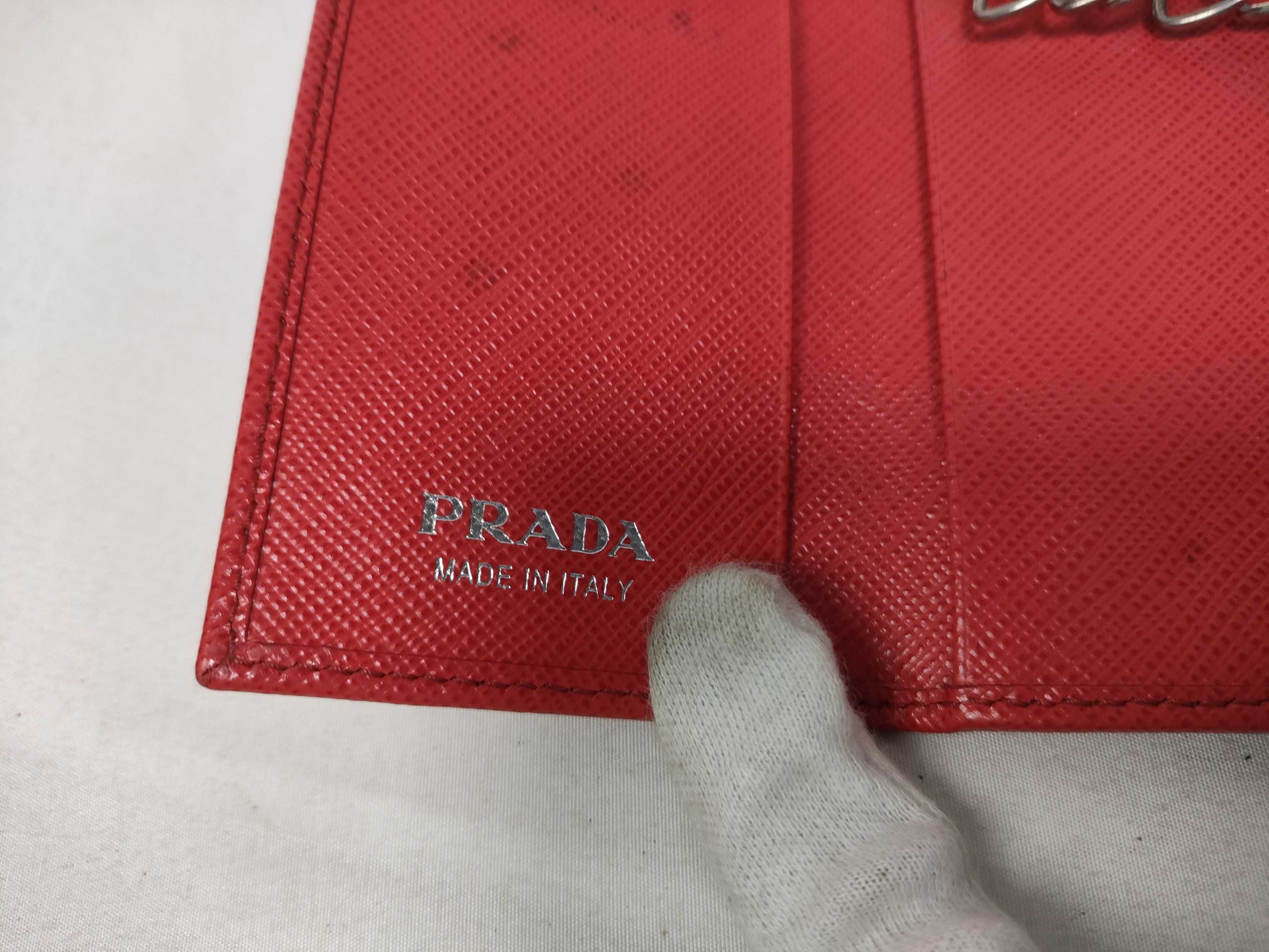 1811 6 key case Saffiano leather key case/key chain — view 10