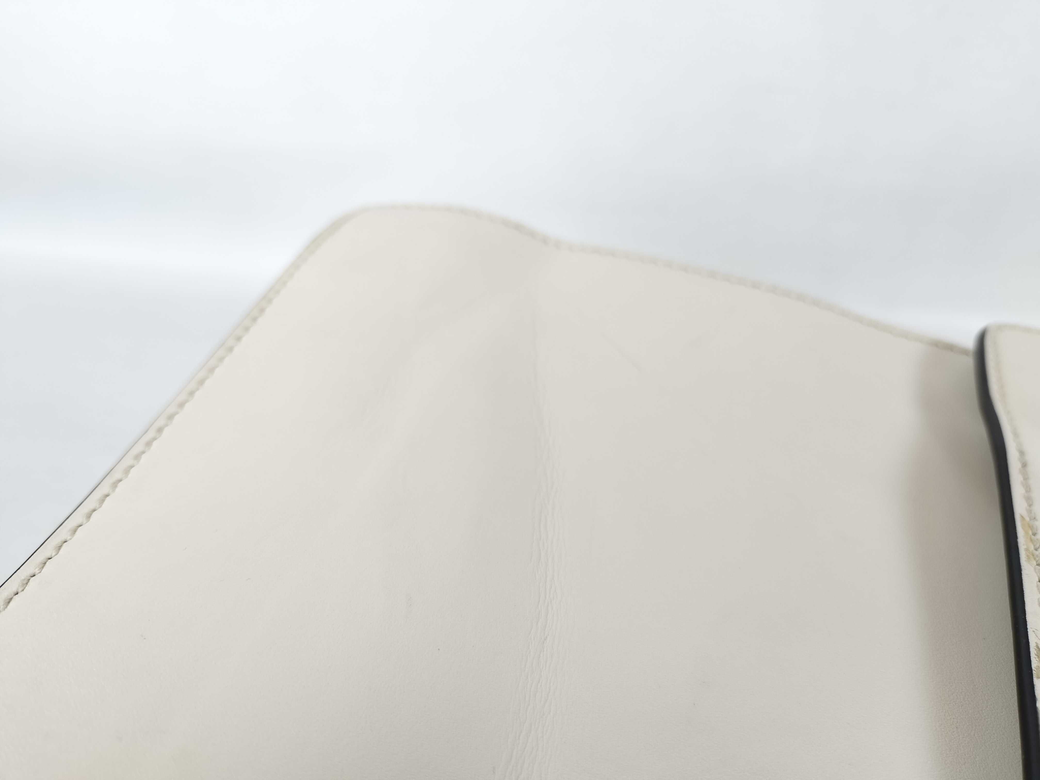 431665 Leather Sylvie Sherry Line White Handbag — view 13
