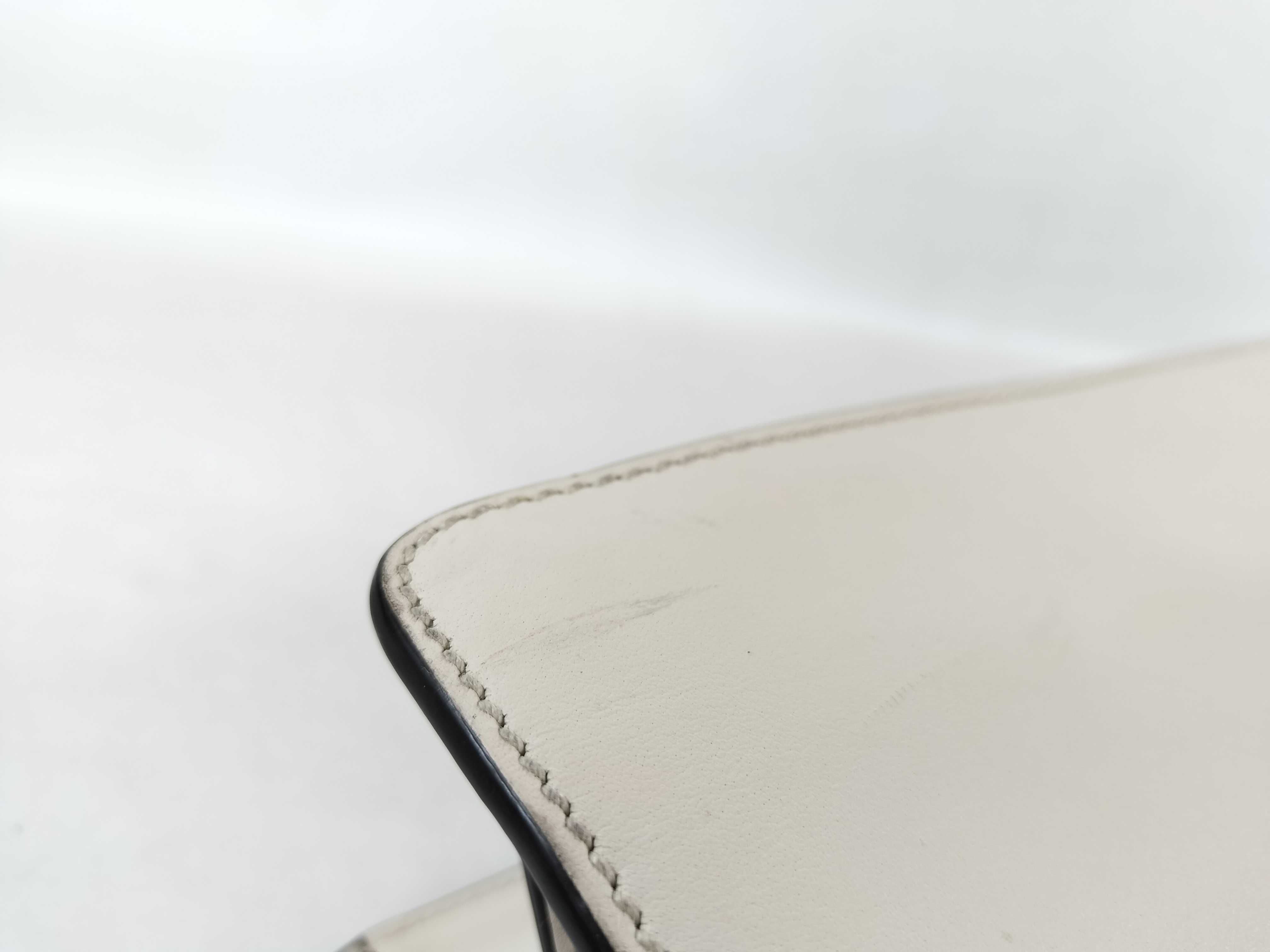 431665 Leather Sylvie Sherry Line White Handbag — view 14