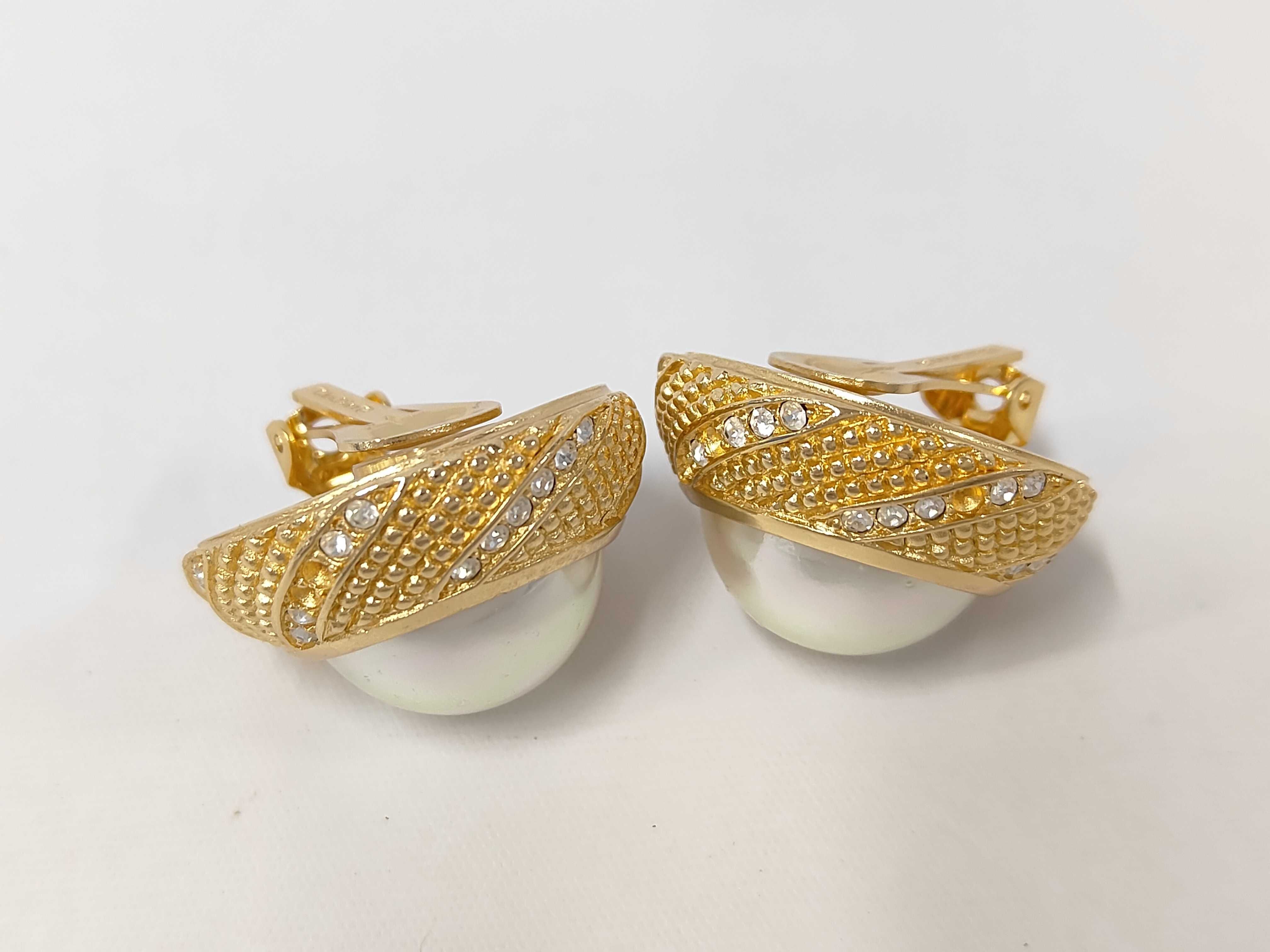 pearl earrings — view 2