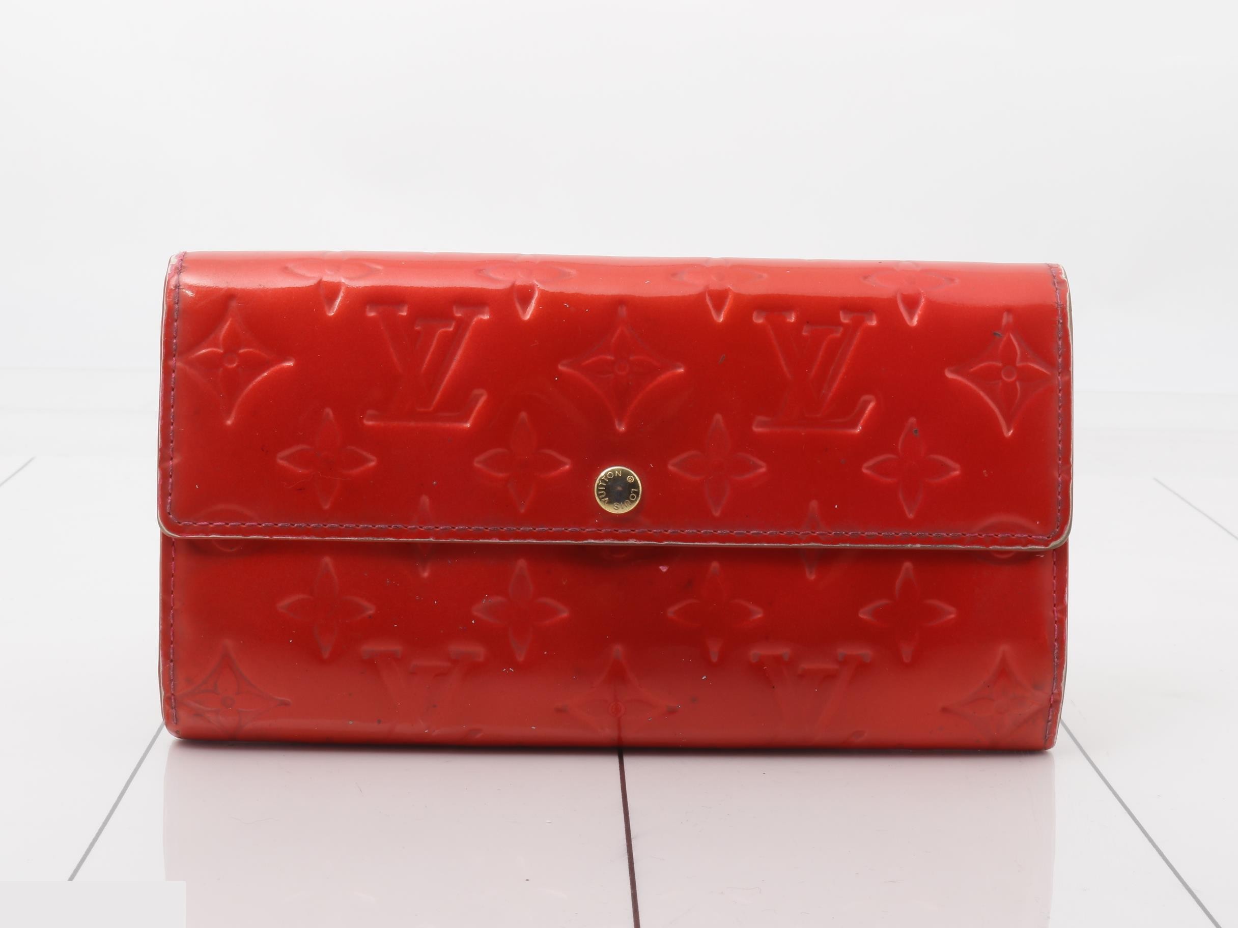 LV Vernis Bi-fold Long Wallet