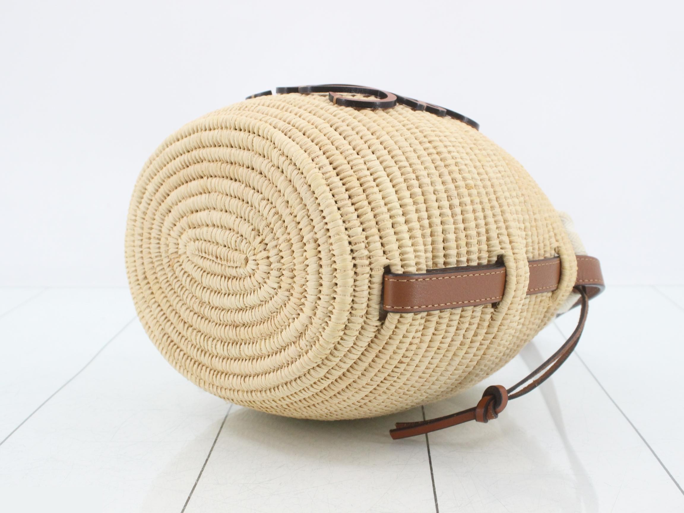 Beehive Shoulder Bag, Basket Bag, Brown — view 6