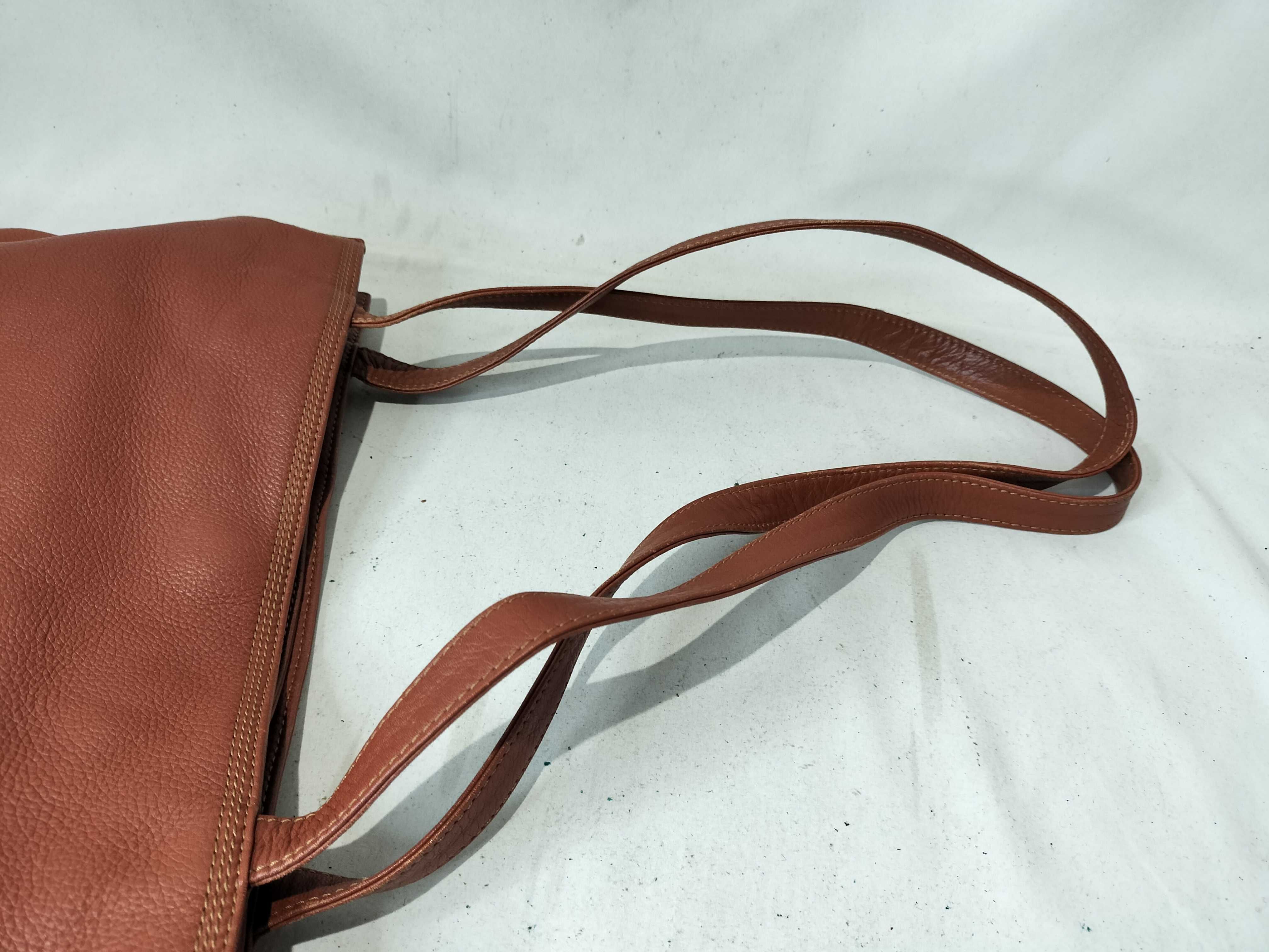 Leather Shoulder Bag Messenger Tote Bag — view 4