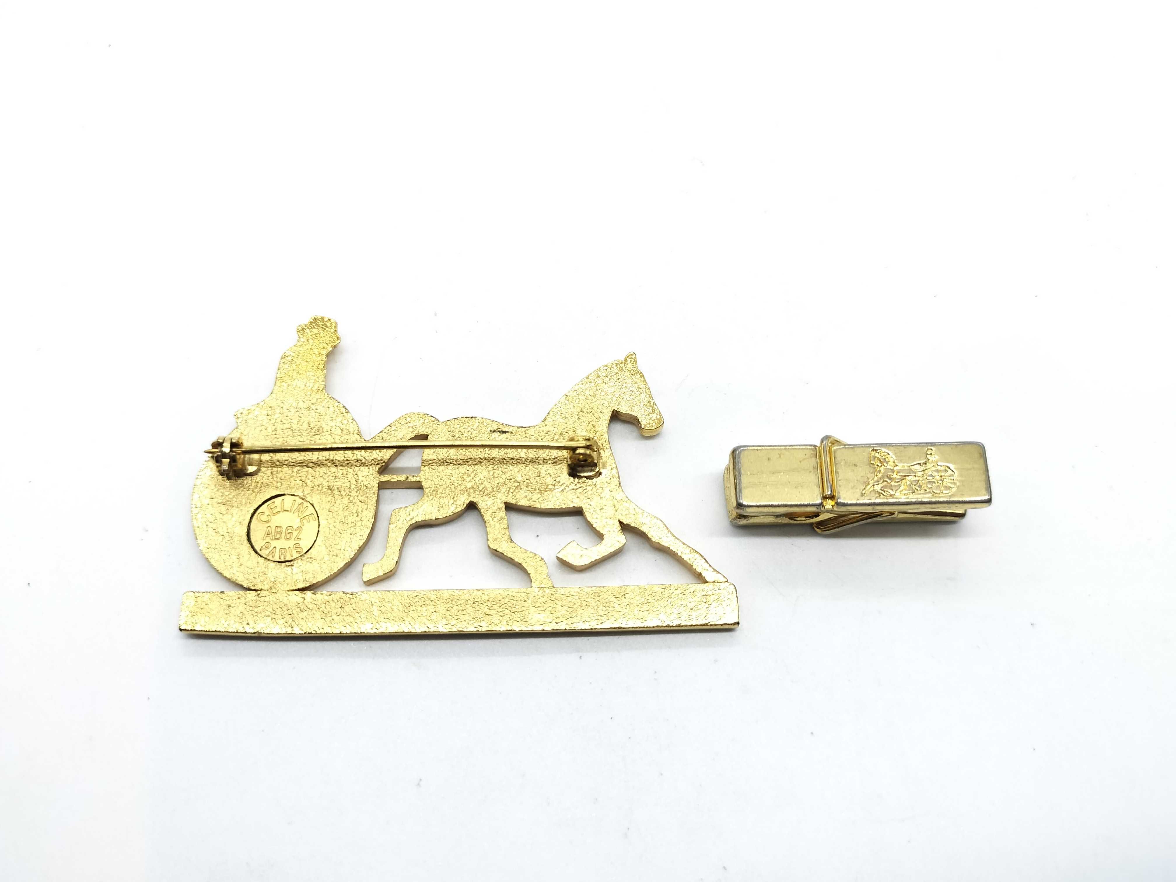 brooch, carriage design, ABG2, gold, etc. (2 pieces) — view 3