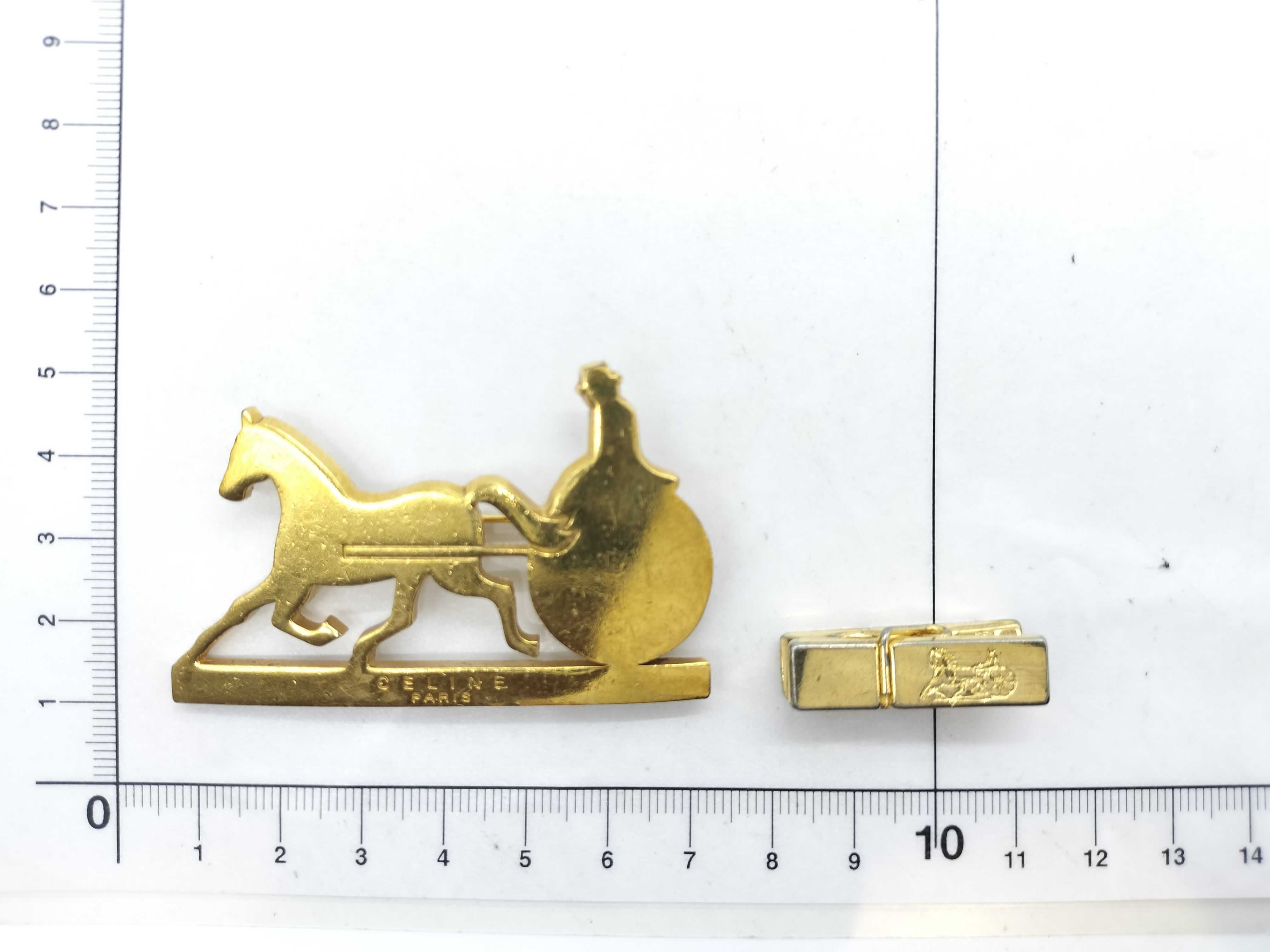 brooch, carriage design, ABG2, gold, etc. (2 pieces) — view 9