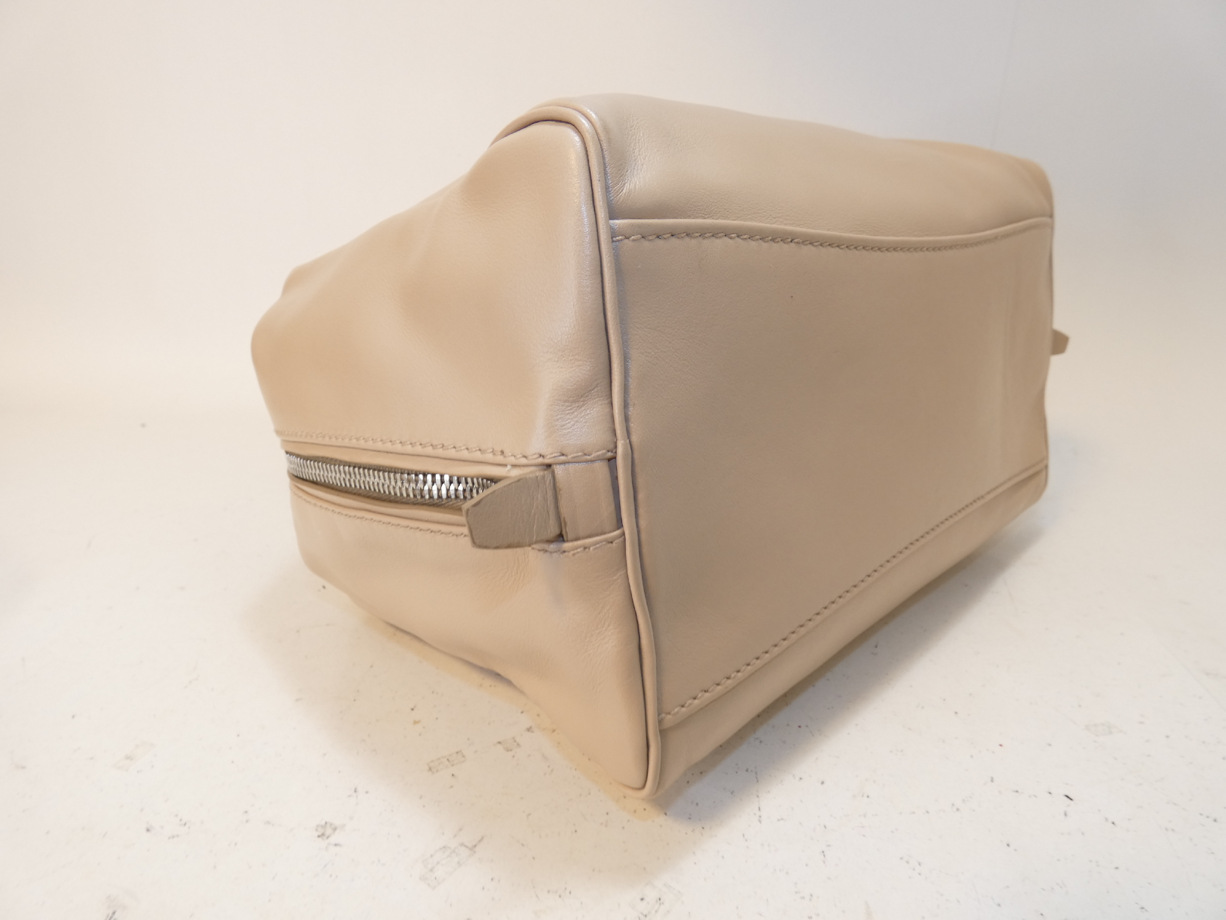 Double Zip Leather Boston Bag — view 6