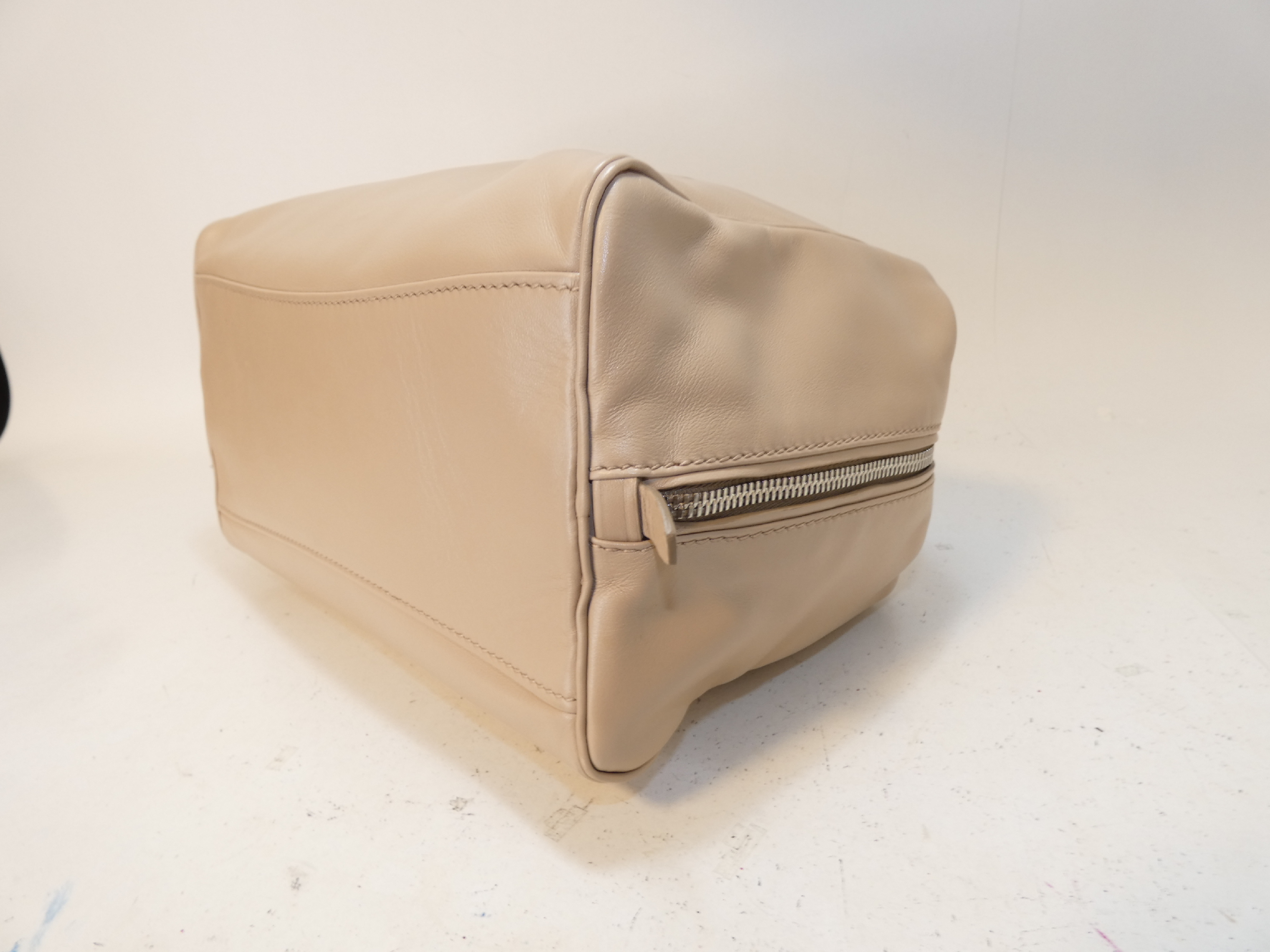 Double Zip Leather Boston Bag — view 7