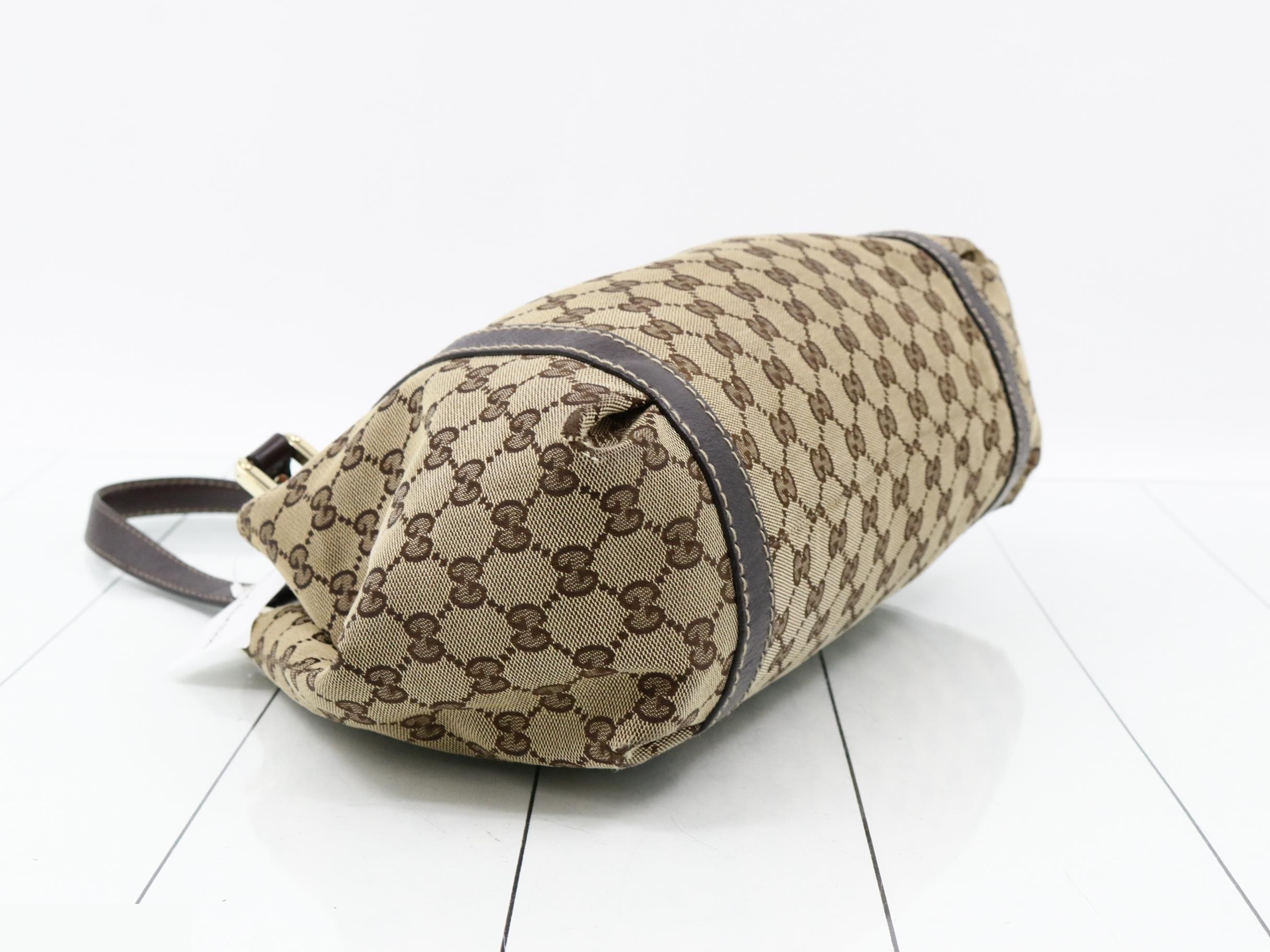 GG Canvas Sherry Line Semi-Shoulder Bag — view 5