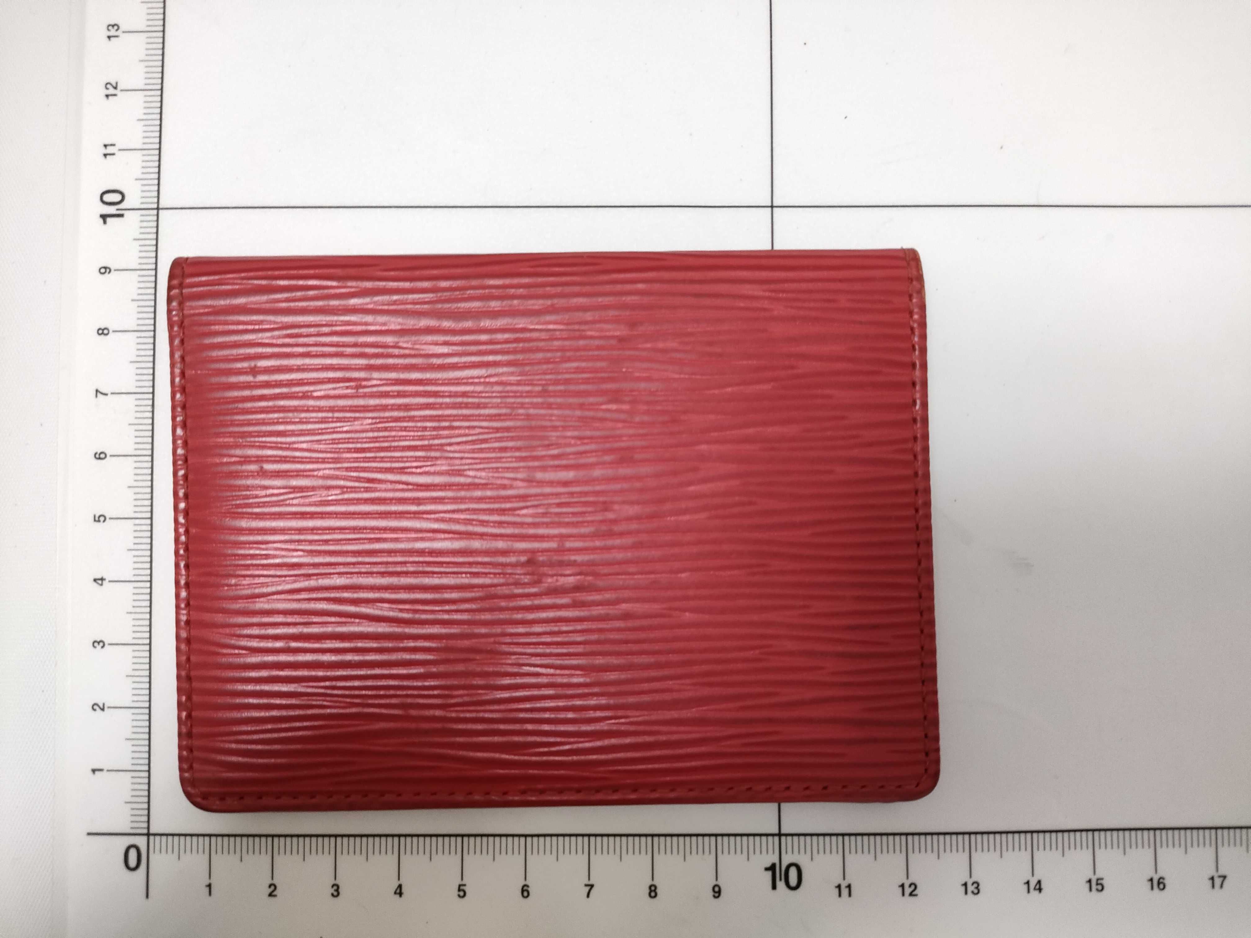 Epi LV Red Business Card Holder Card Case — view 2