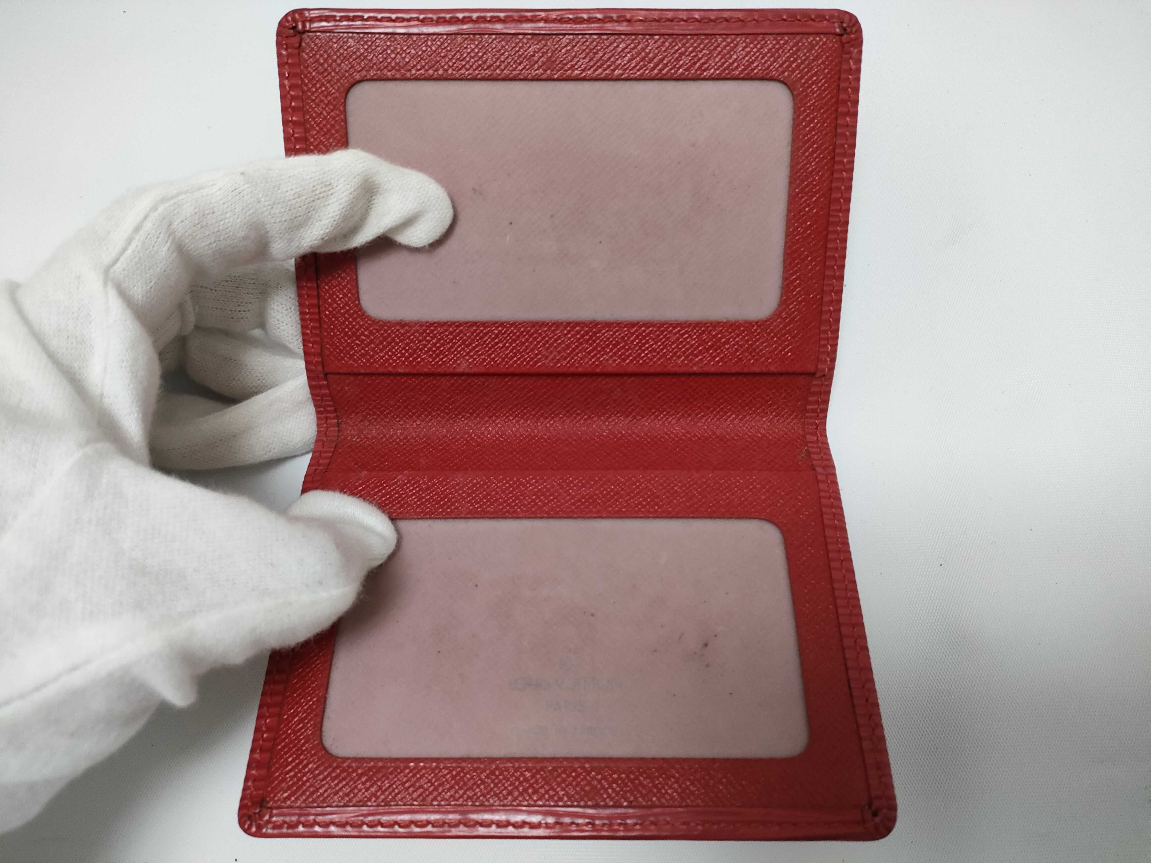 Epi LV Red Business Card Holder Card Case — view 7