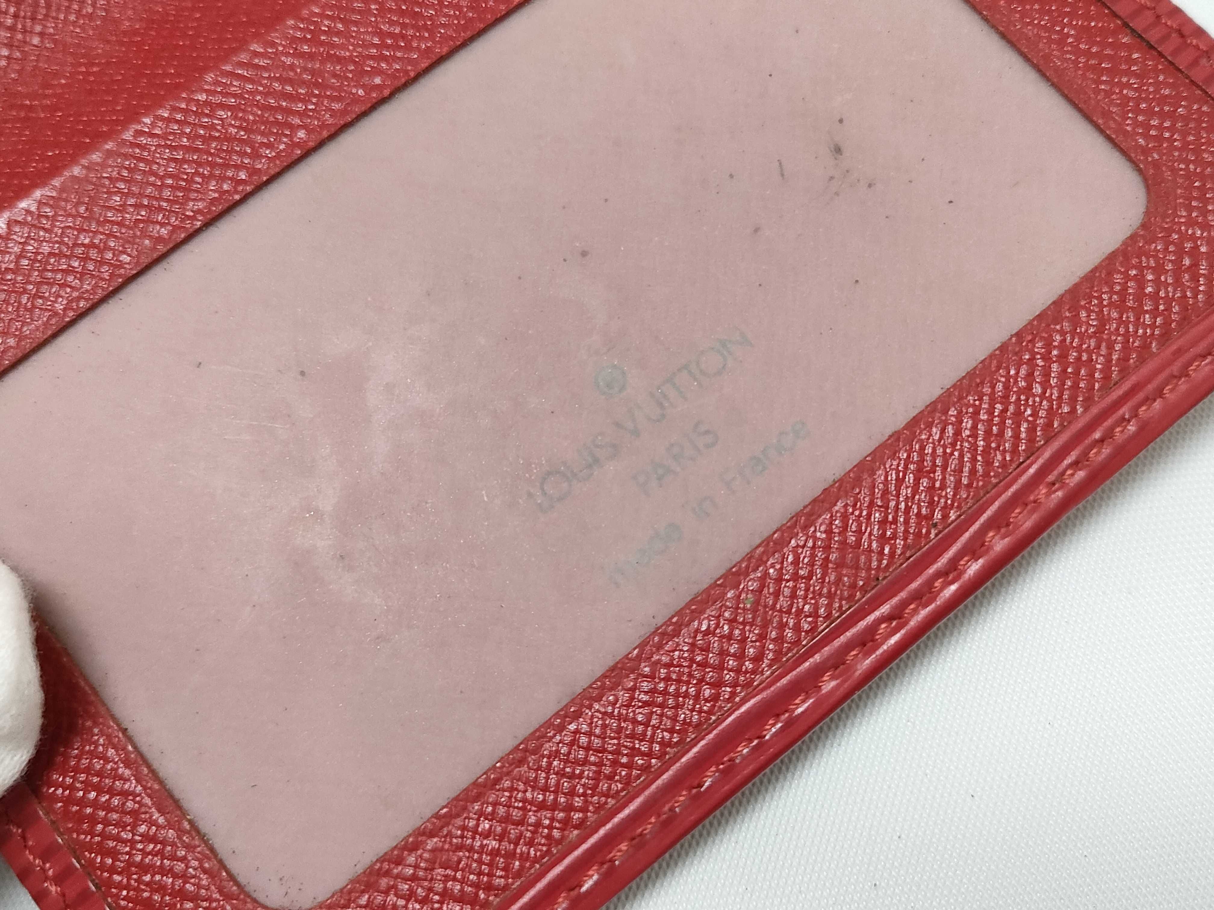 Epi LV Red Business Card Holder Card Case — view 8