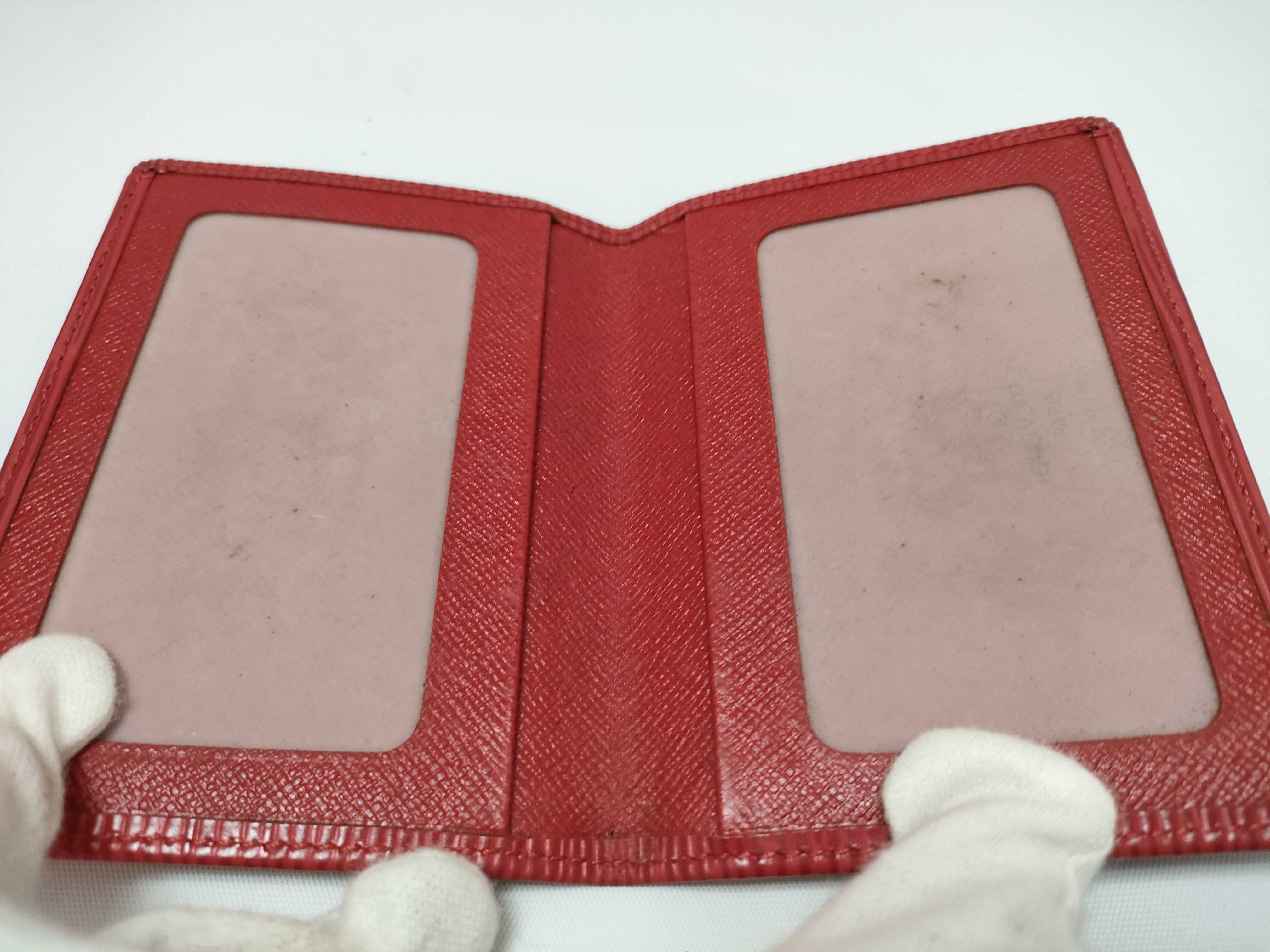 Epi LV Red Business Card Holder Card Case — view 9