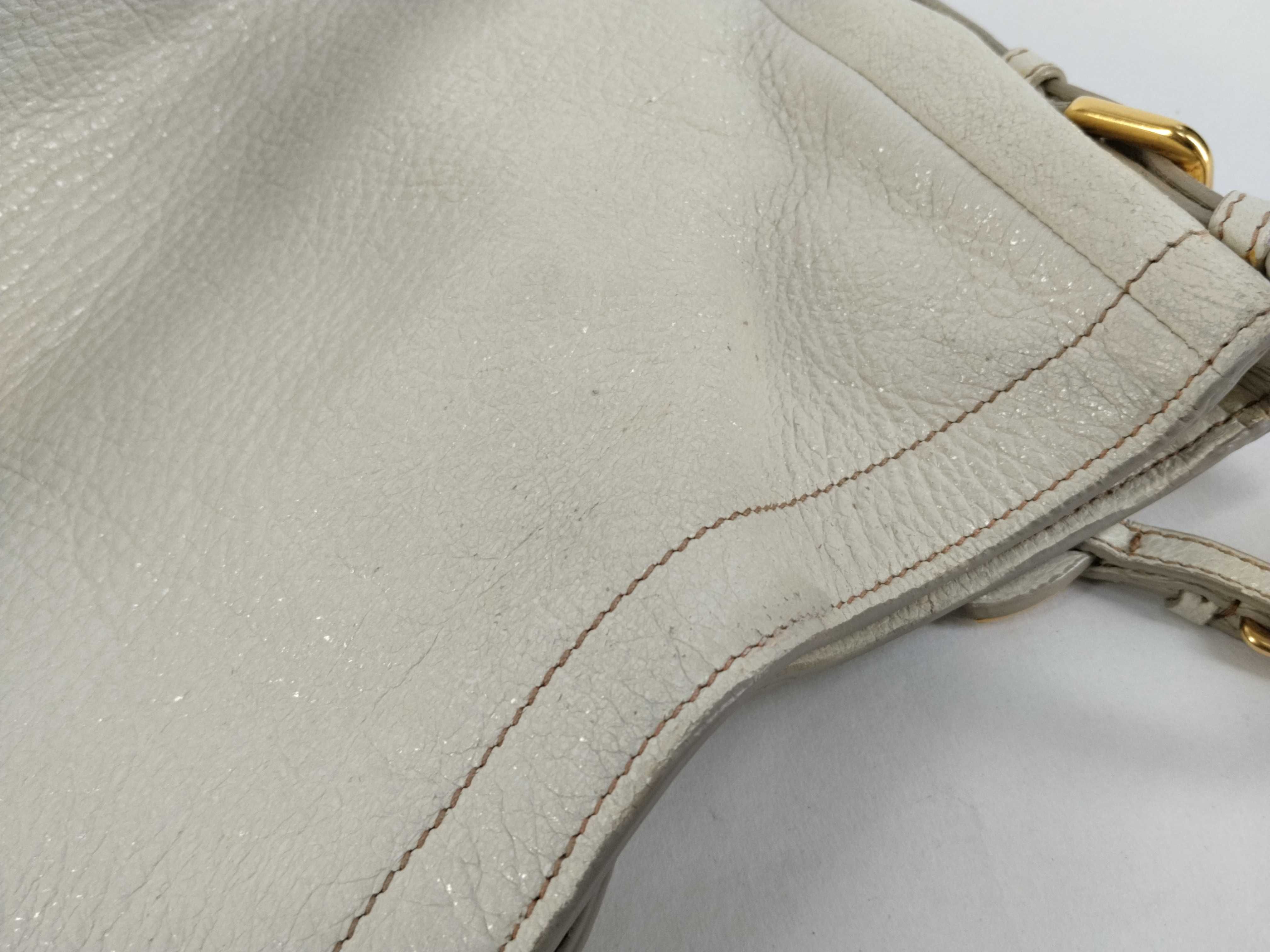 Hobo Vitello Side Zip Shoulder Bag White Shoulder Bag — view 15