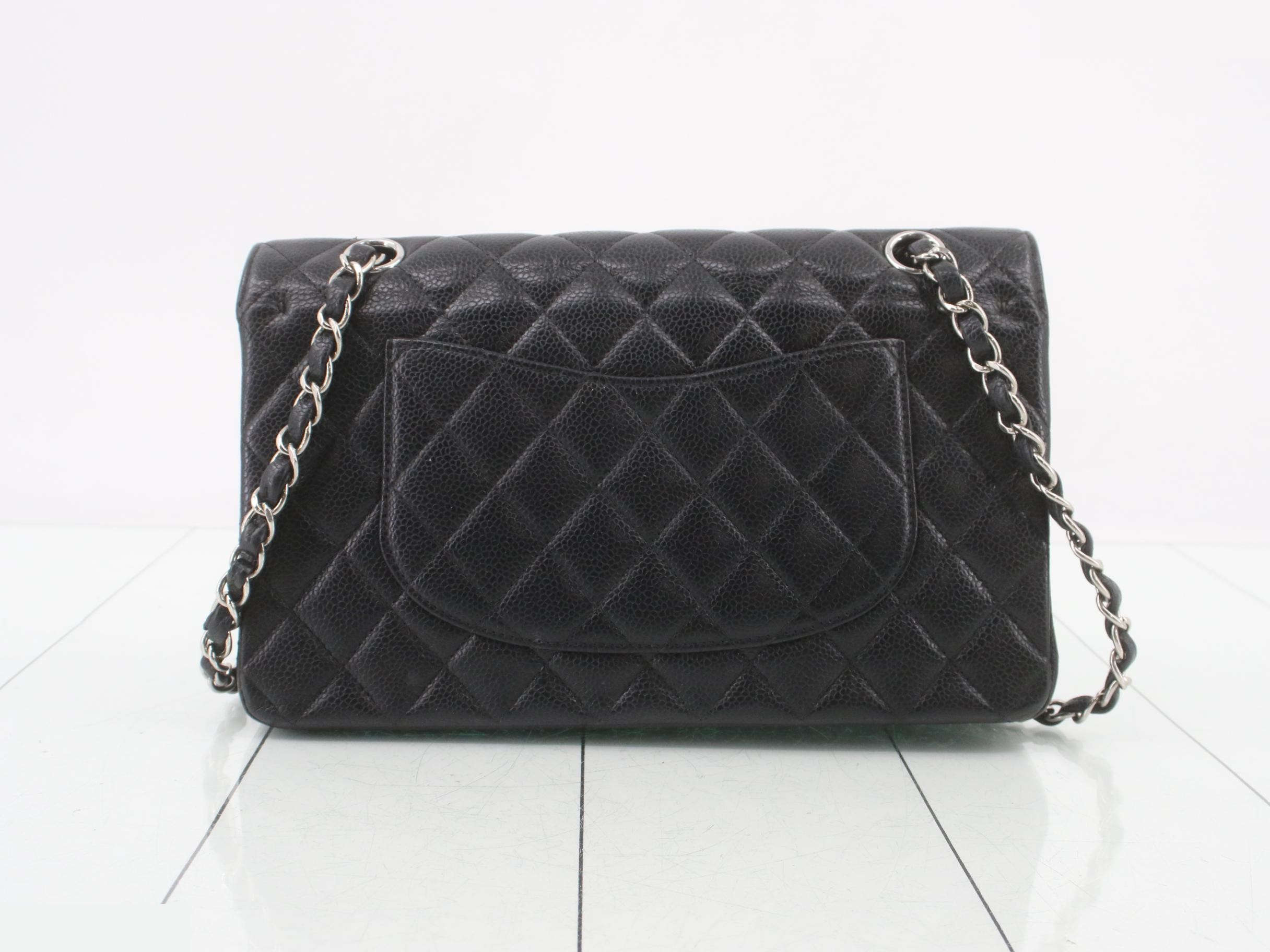 Double flap 25 caviar leather shoulder bag (with seal) — view 2