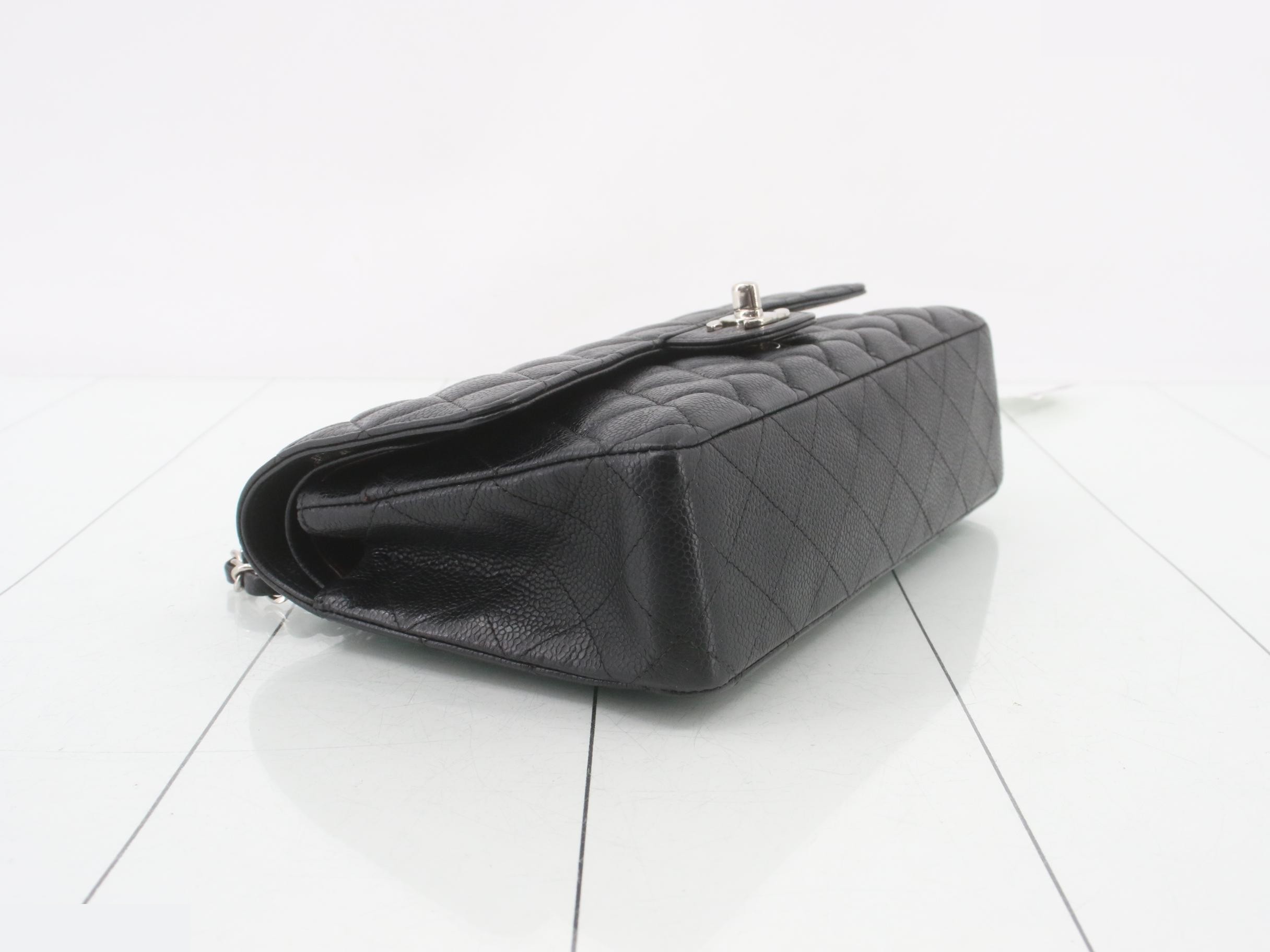 Double flap 25 caviar leather shoulder bag (with seal) — view 5