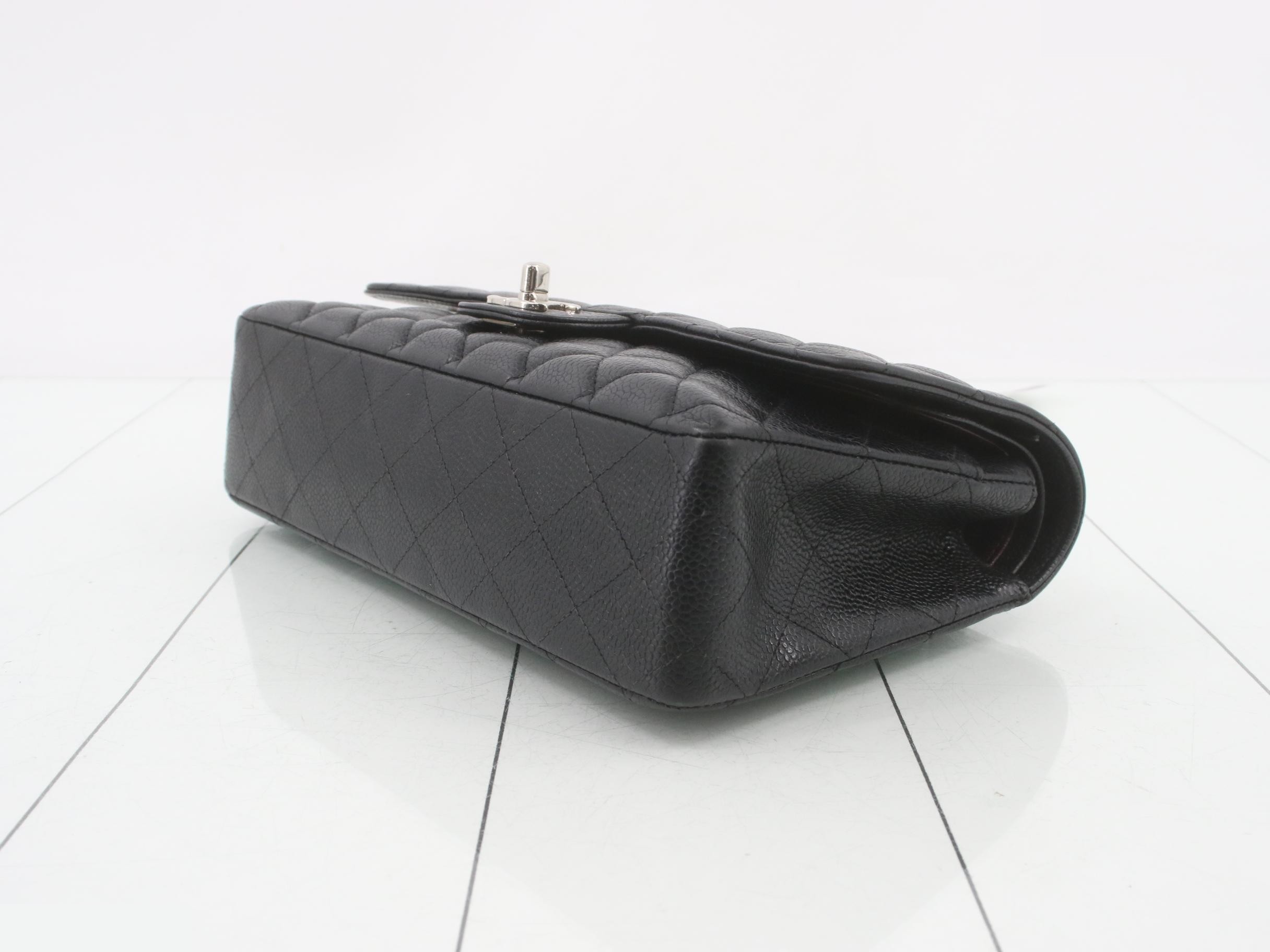 Double flap 25 caviar leather shoulder bag (with seal) — view 6