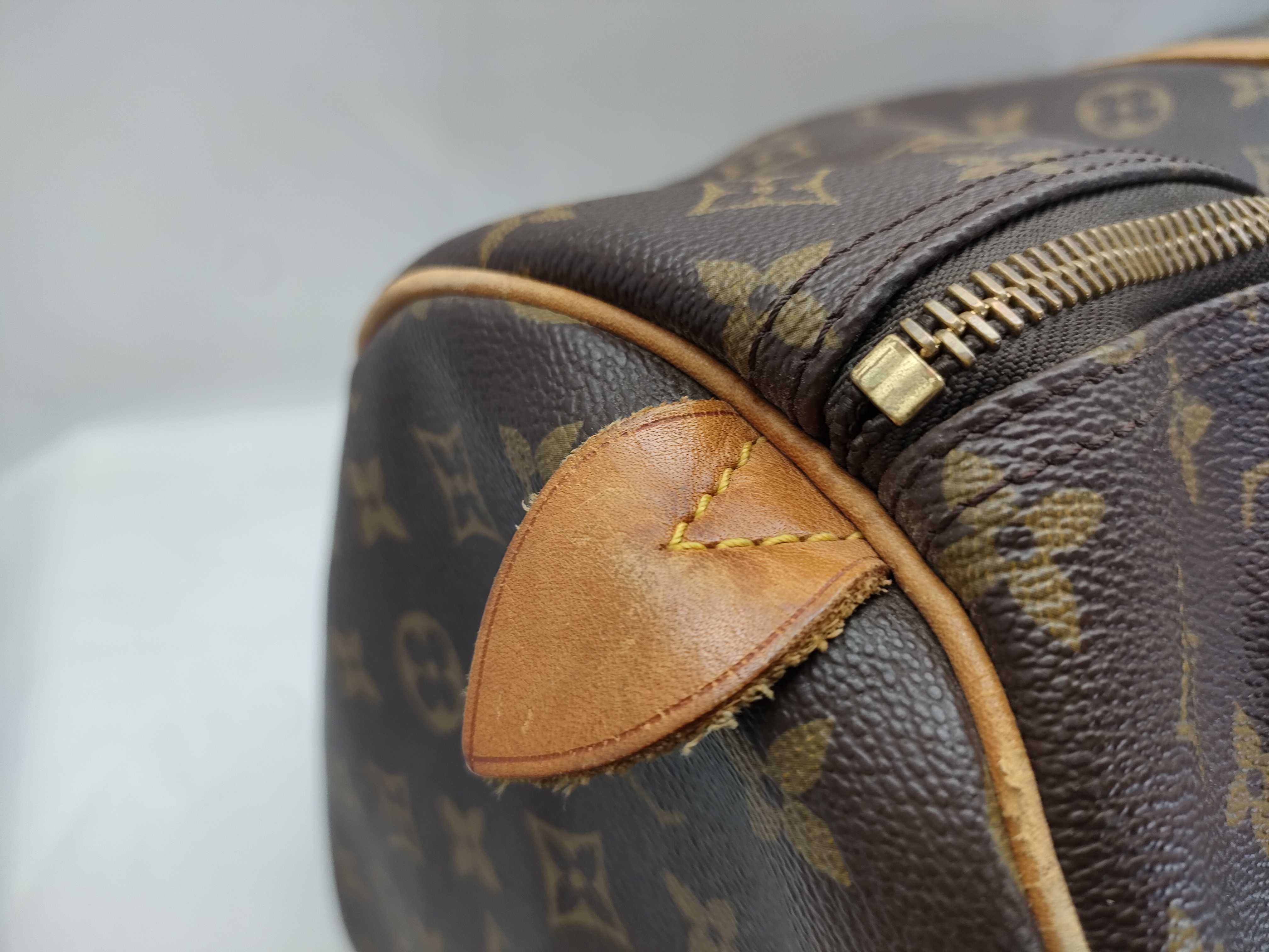 Monogram FR- Monogram Keepall Bandrière 60 M41412 Brown Boston Bag — view 11