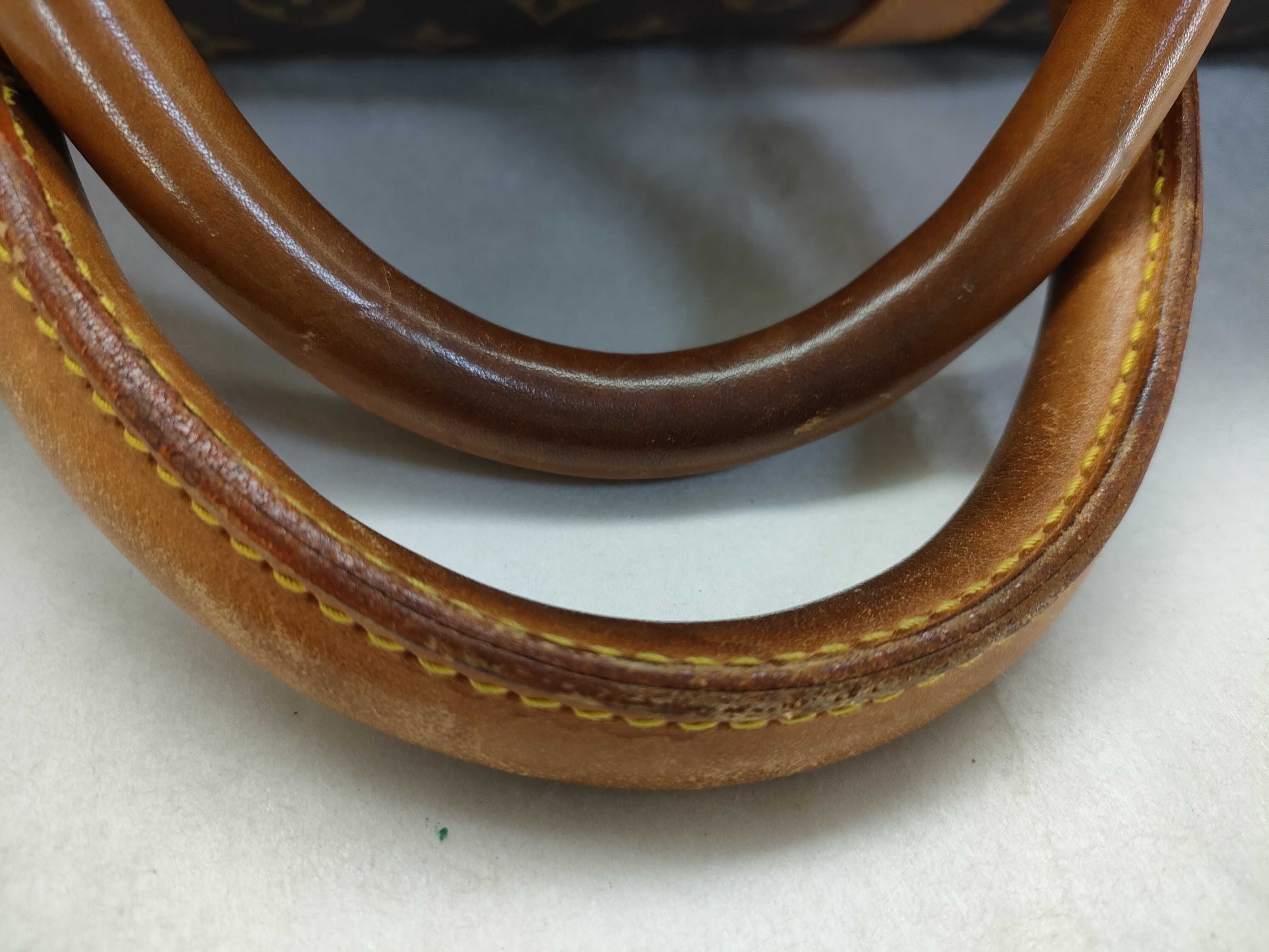 Monogram FR- Monogram Keepall Bandrière 60 M41412 Brown Boston Bag — view 4
