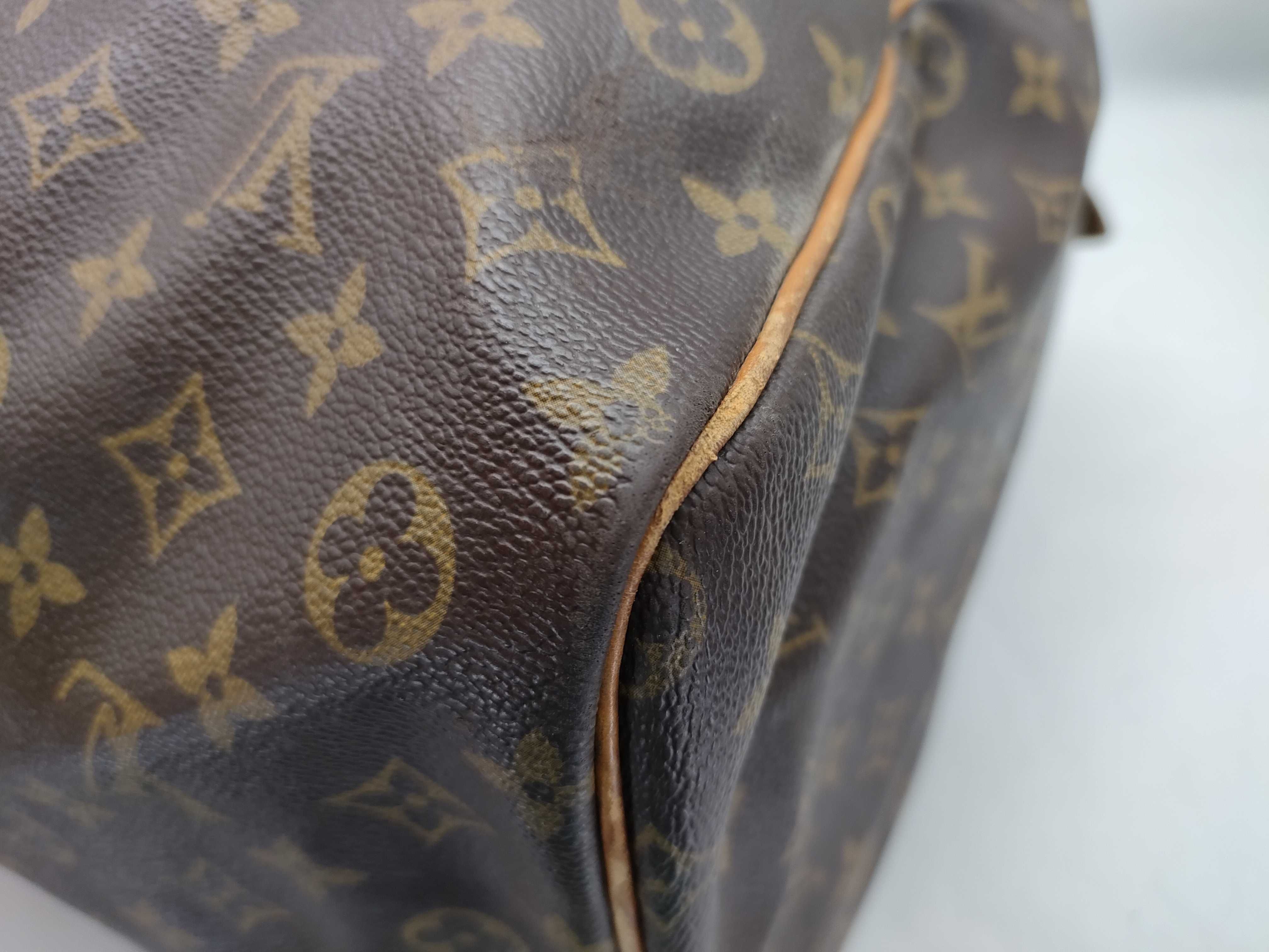 Monogram FR- Monogram Keepall Bandrière 60 M41412 Brown Boston Bag — view 8