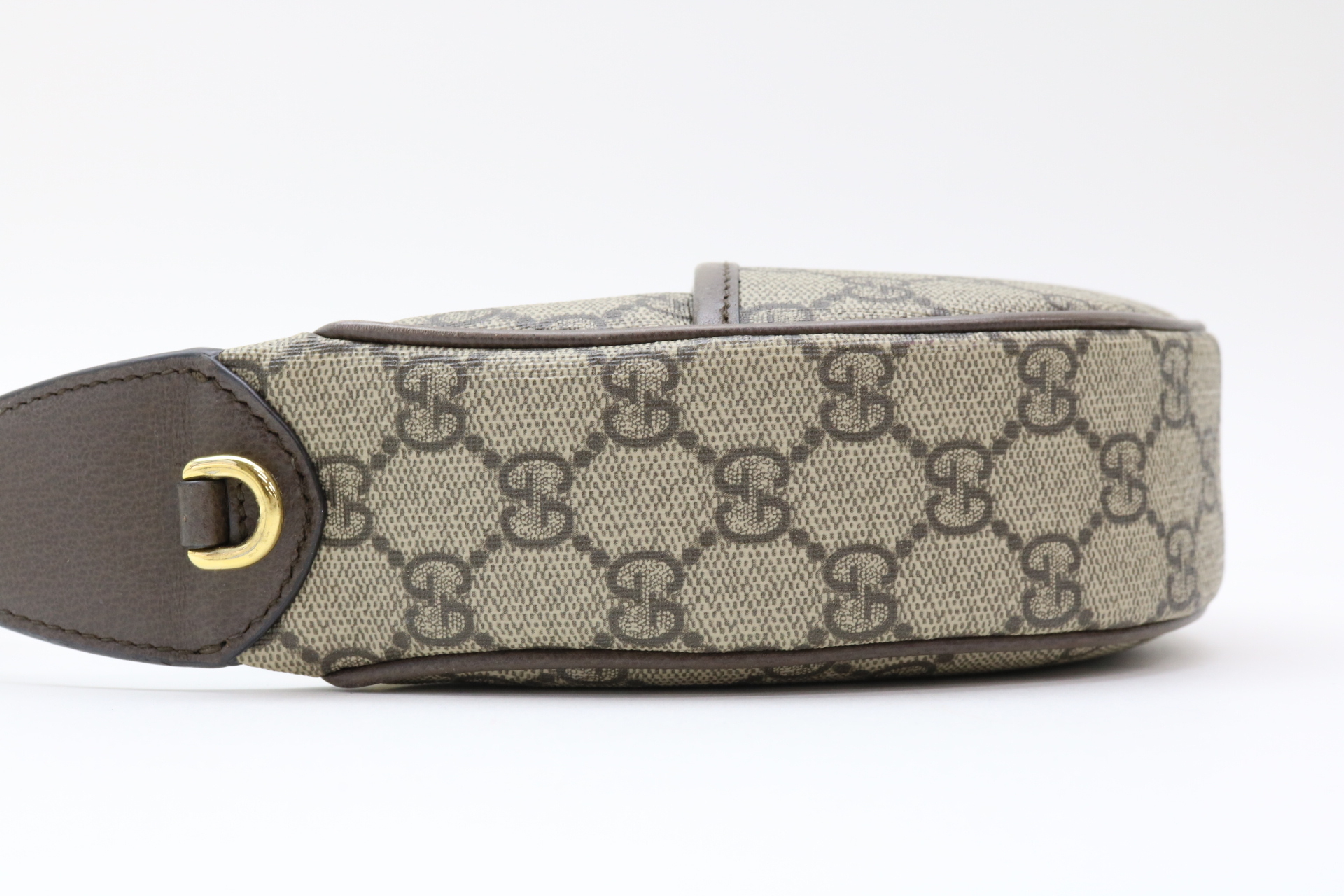 GG Supreme Ophidia Half Moon 2-Way Handbag — view 3
