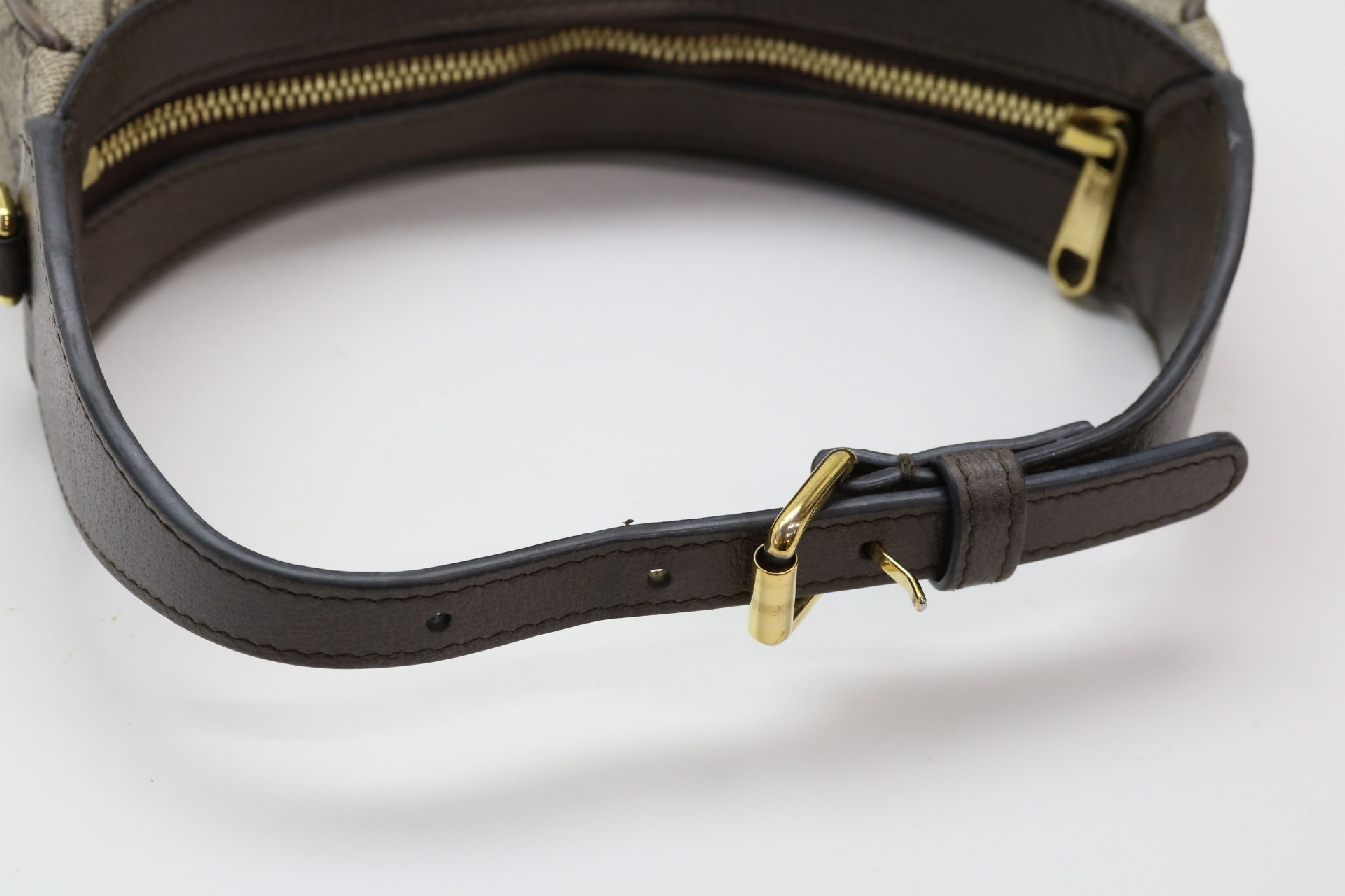 GG Supreme Ophidia Half Moon 2-Way Handbag — view 7