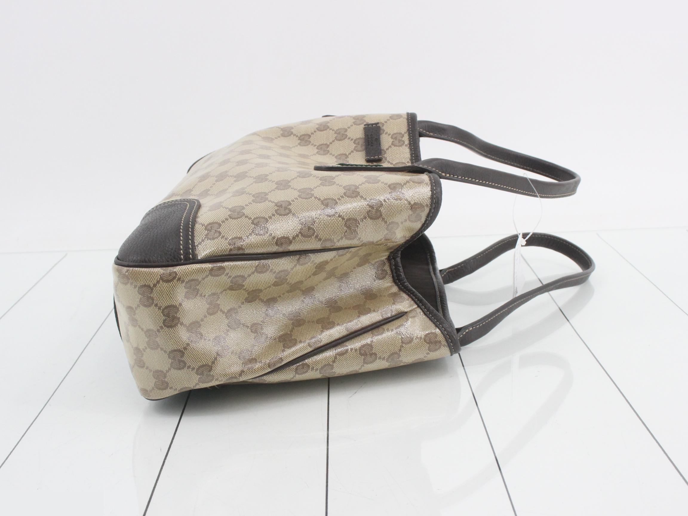 GG Crystal Tote Bag, Beige — view 3