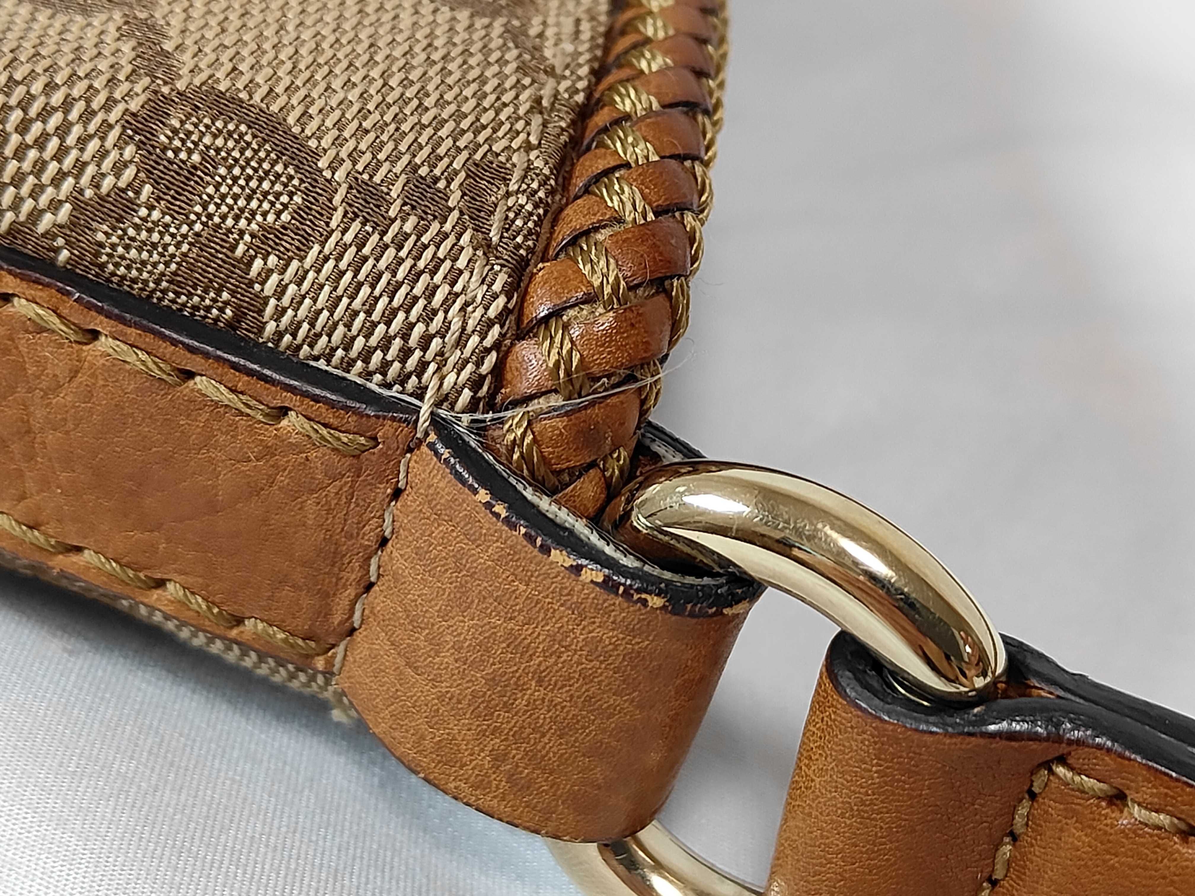 GG Logo Trimmed Tassel Hobo Bag Brown 257026 Shoulder Bag — view 5