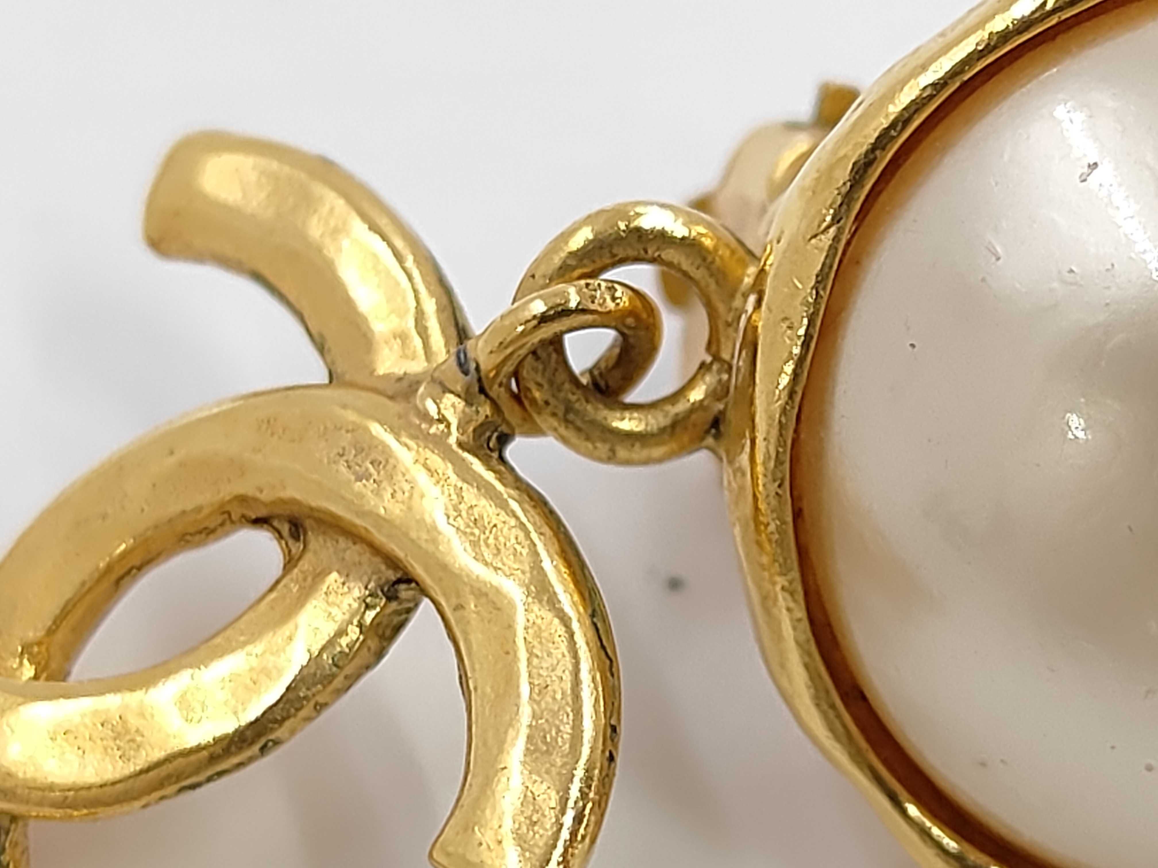 fake pearl here mark earrings — view 5