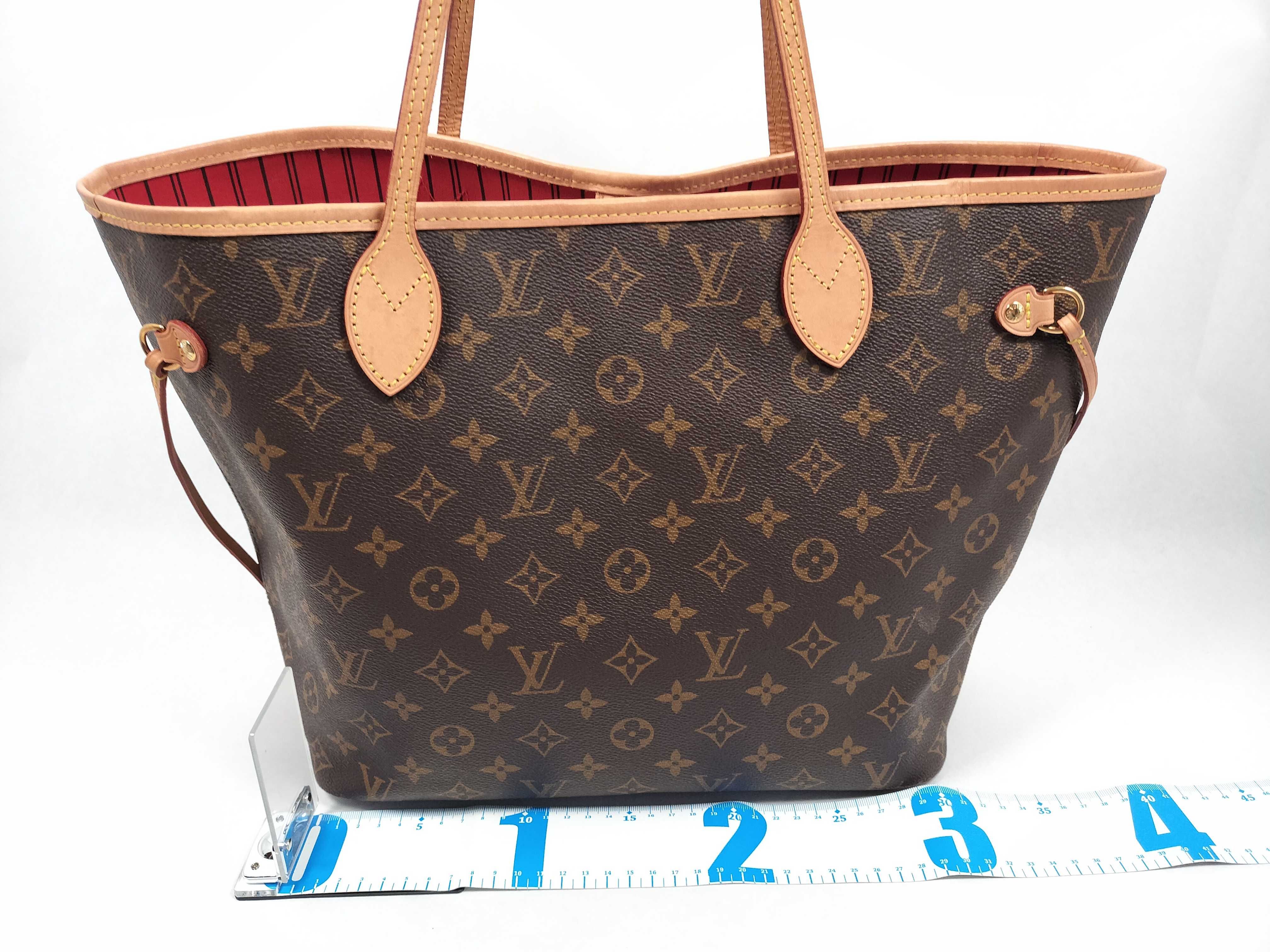 Monogram Neverfull MM Cerise M46987 LU2230 Accessories: Box, dust bag, pouch, tote bag — view 2