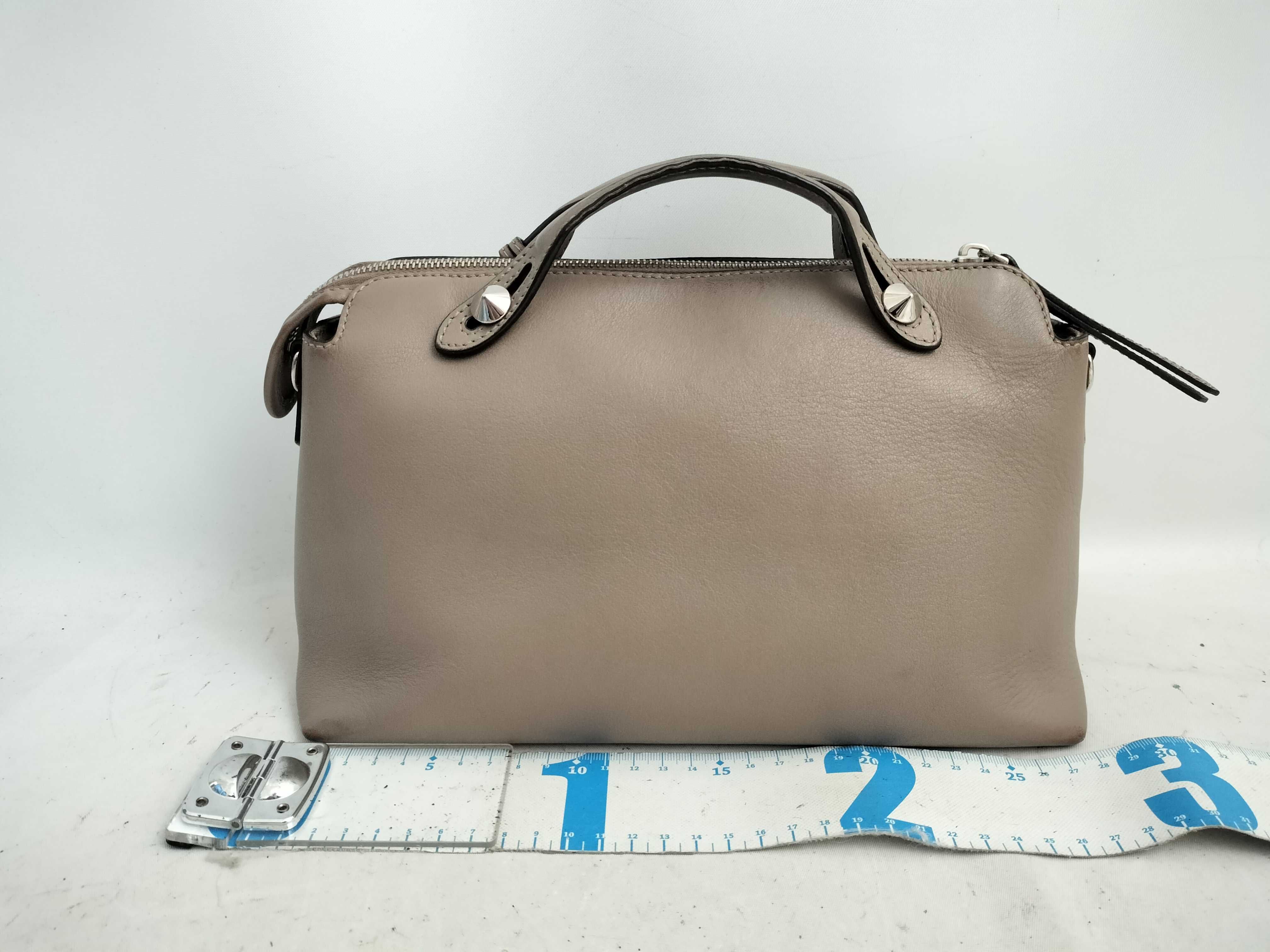 By The Way Medium Leather 2-Way Handbag, Beige, 8BL124 (Handbag) — view 2