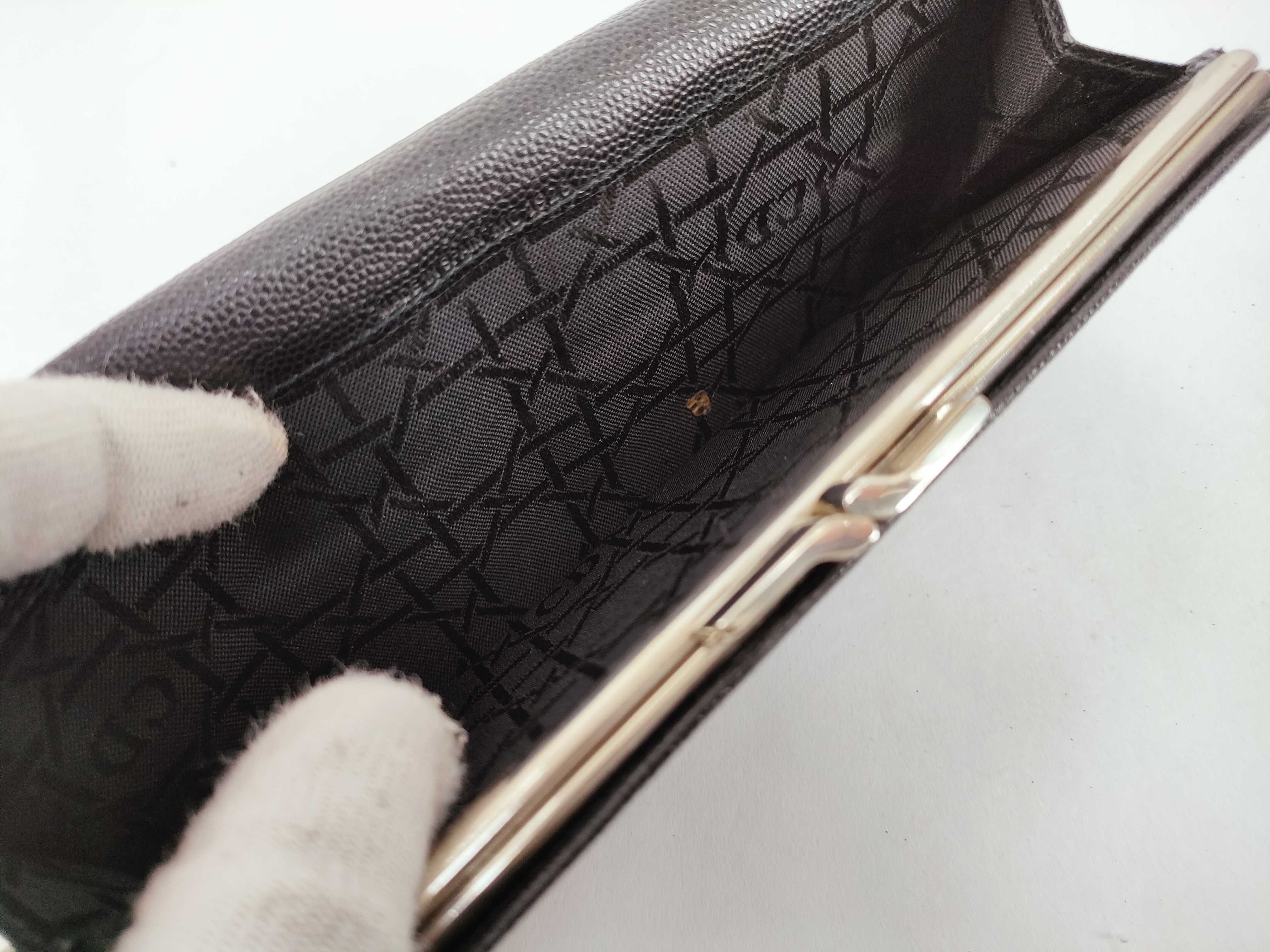 Long Wallet, Black Leather, Women's Wallet — view 11