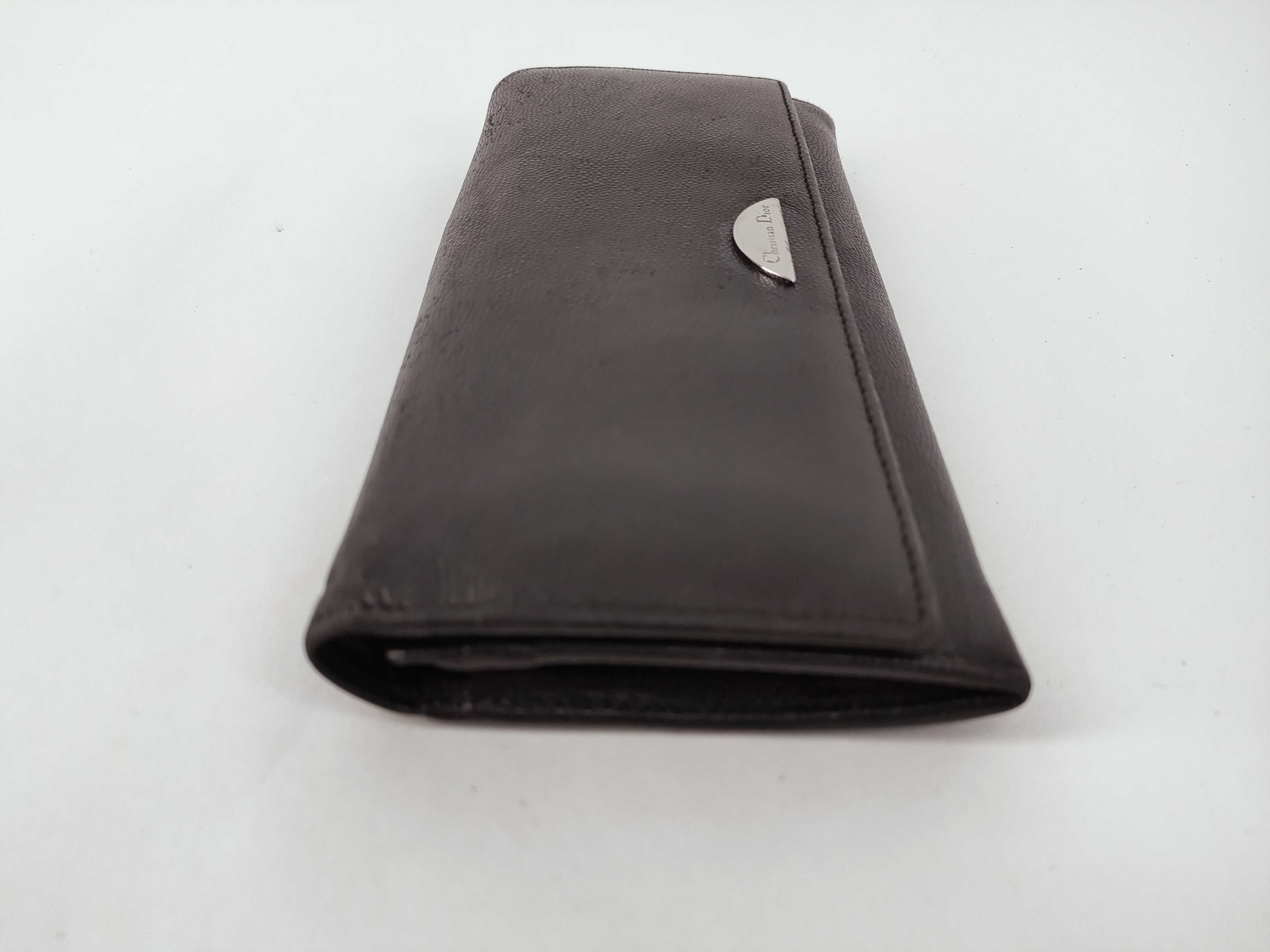 Long Wallet, Black Leather, Women's Wallet — view 6