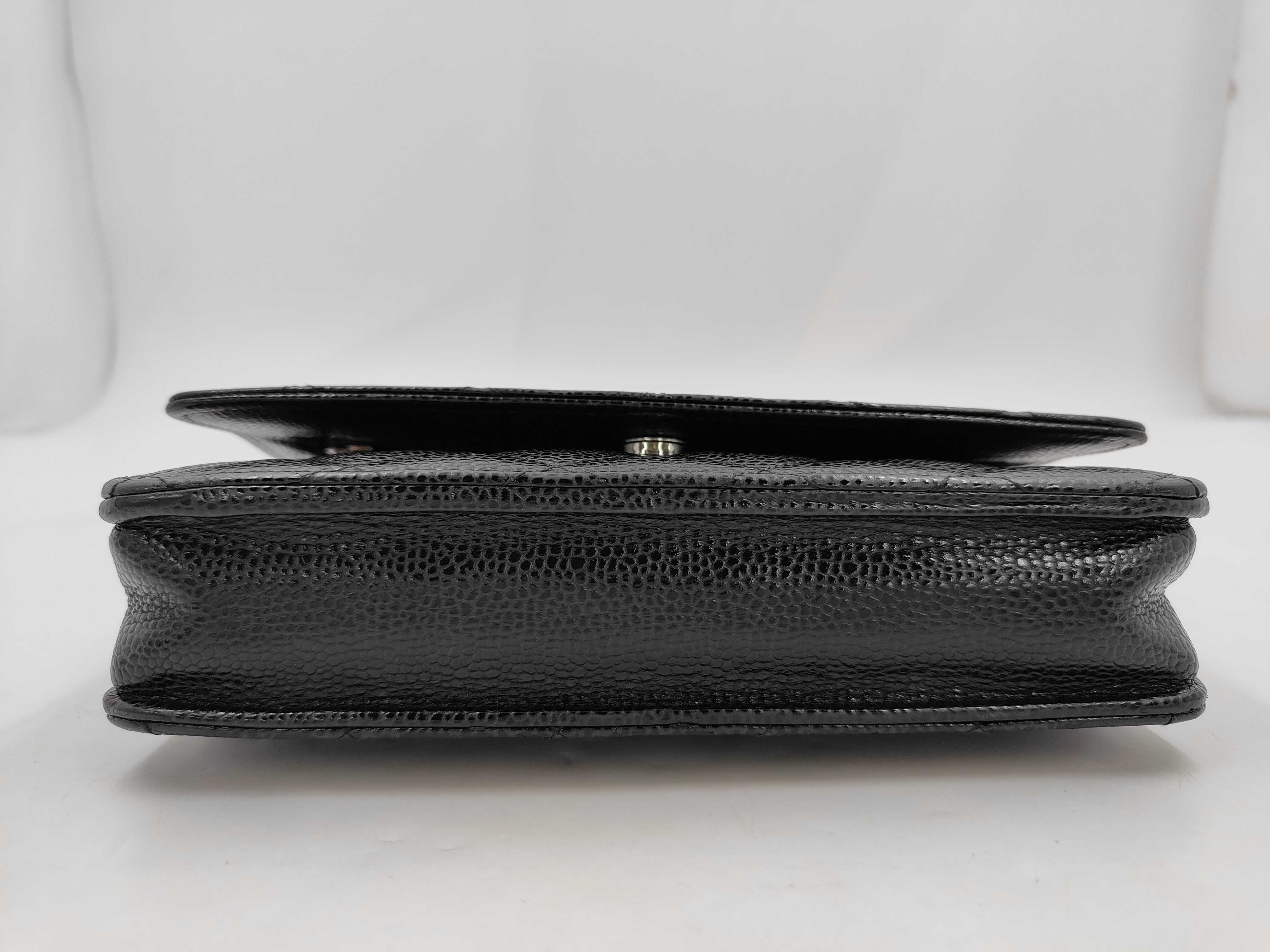 Chain Wallet Caviar Black SS Shoulder Bag — view 3